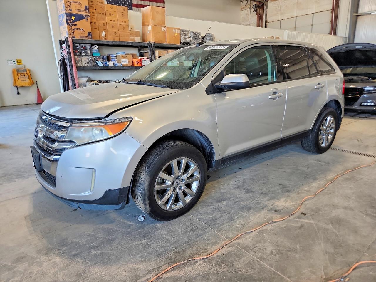 2013 Ford Edge Sel Silver vin: 2FMDK3JC7DBE33742