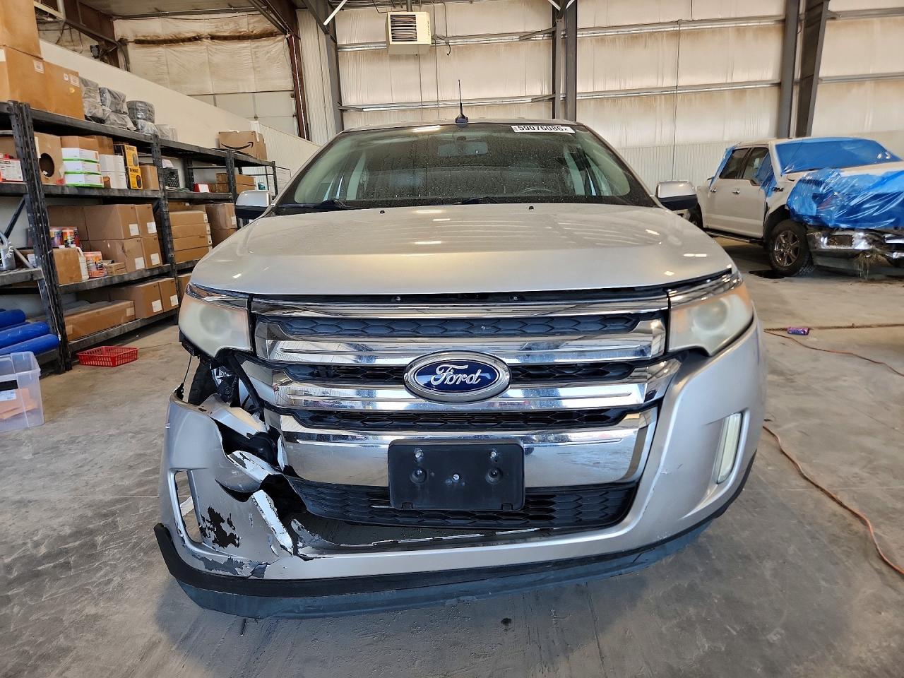 2013 Ford Edge Sel Silver vin: 2FMDK3JC7DBE33742