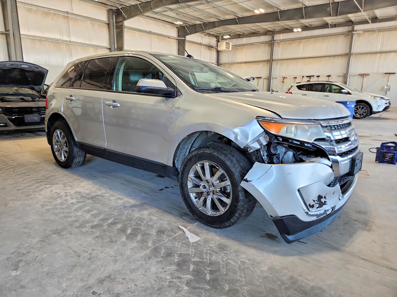2013 Ford Edge Sel Silver vin: 2FMDK3JC7DBE33742