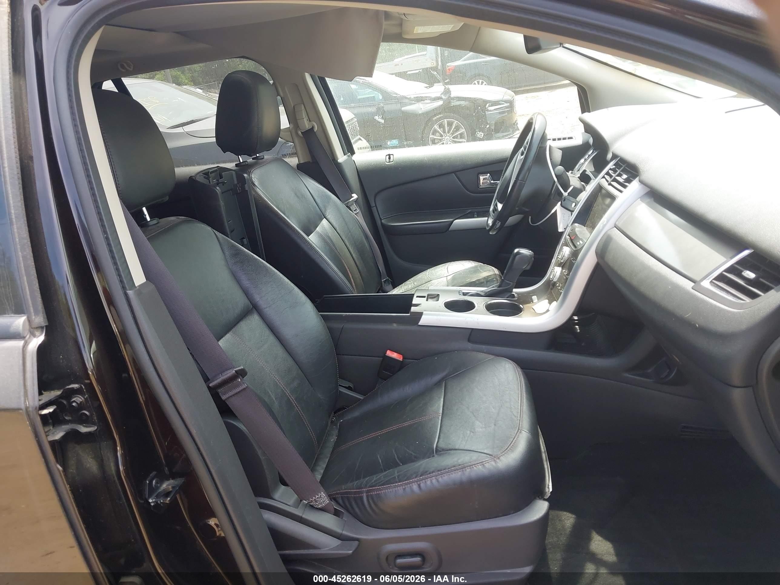 2013 Ford Edge Sel Black vin: 2FMDK3JC7DBE36172
