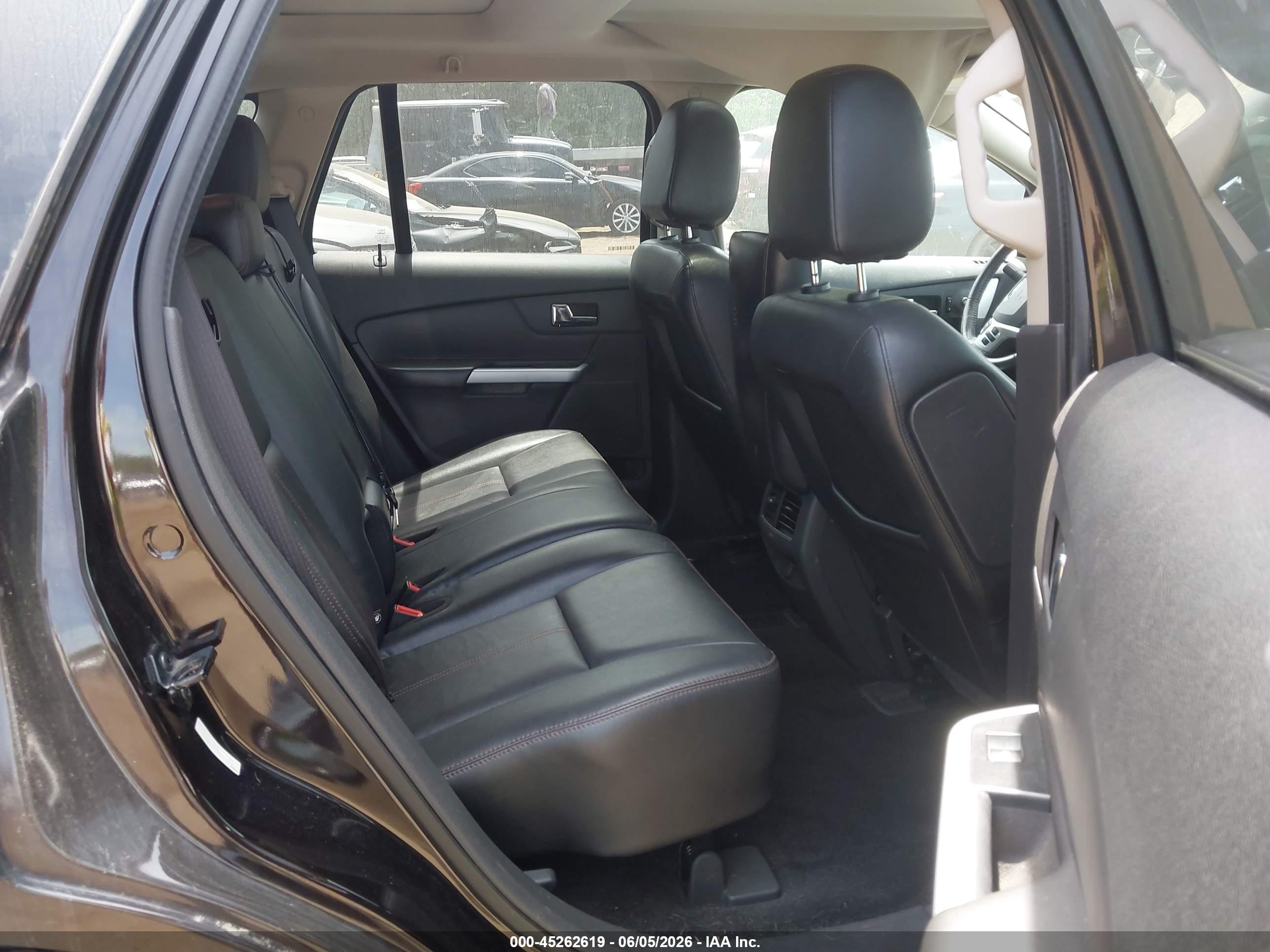 2013 Ford Edge Sel Black vin: 2FMDK3JC7DBE36172