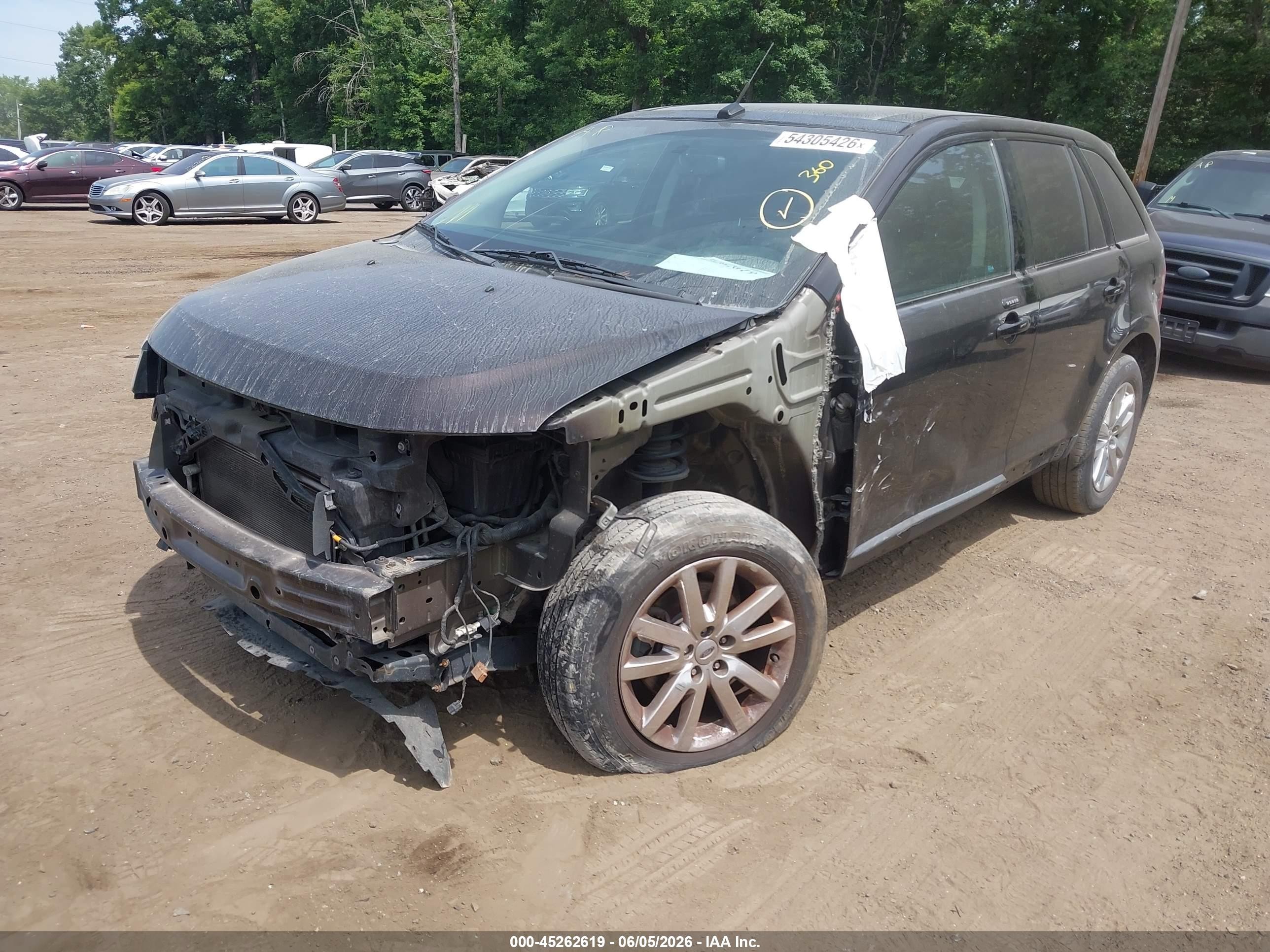2013 Ford Edge Sel Black vin: 2FMDK3JC7DBE36172