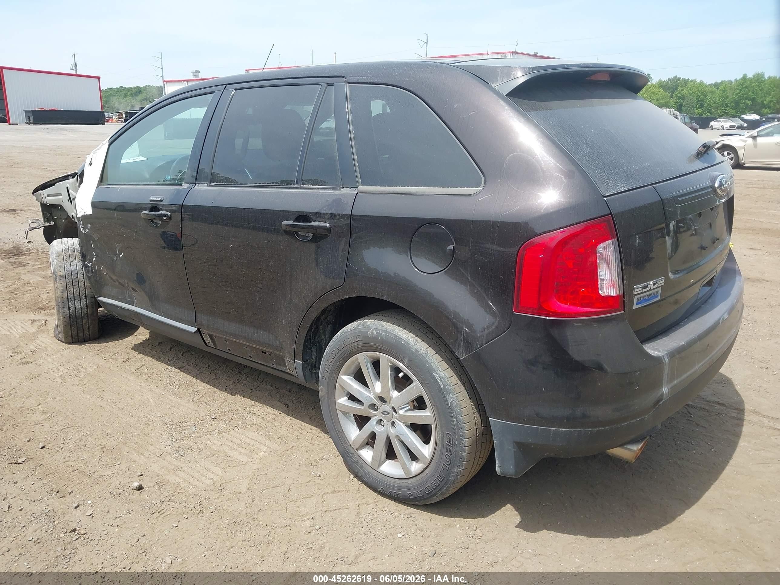2013 Ford Edge Sel Black vin: 2FMDK3JC7DBE36172