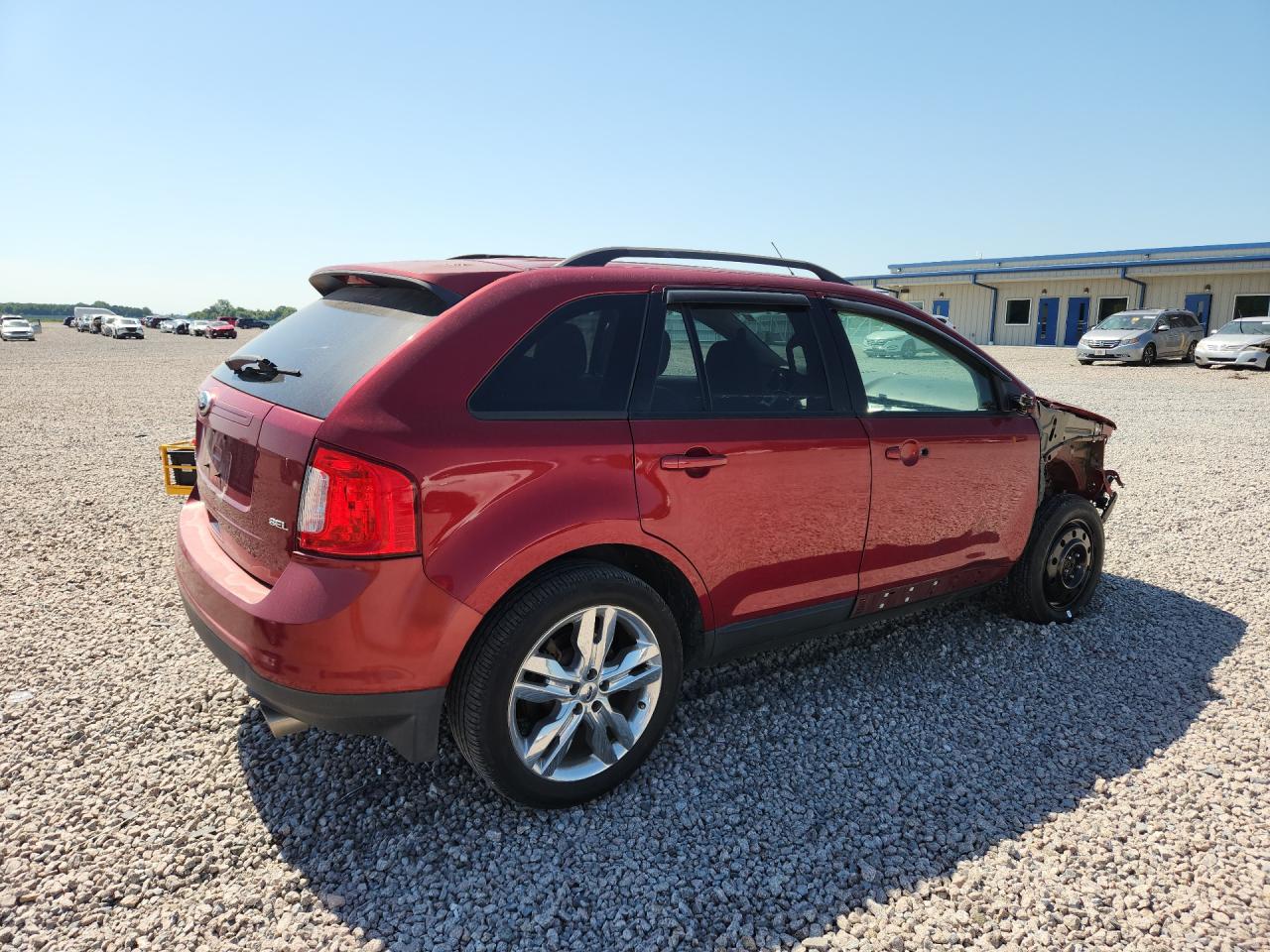 2014 Ford Edge Sel Красный vin: 2FMDK3JC7EBA14680