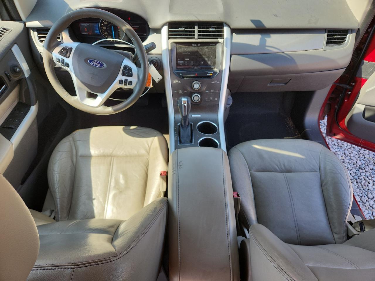 2014 Ford Edge Sel Красный vin: 2FMDK3JC7EBA14680
