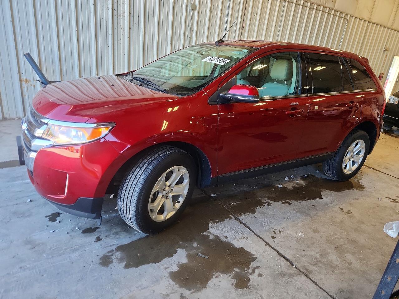 2014 Ford Edge Sel Бордовый vin: 2FMDK3JC7EBA32970