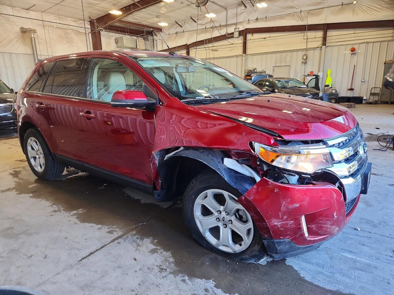 2014 Ford Edge Sel Бордовый vin: 2FMDK3JC7EBA32970