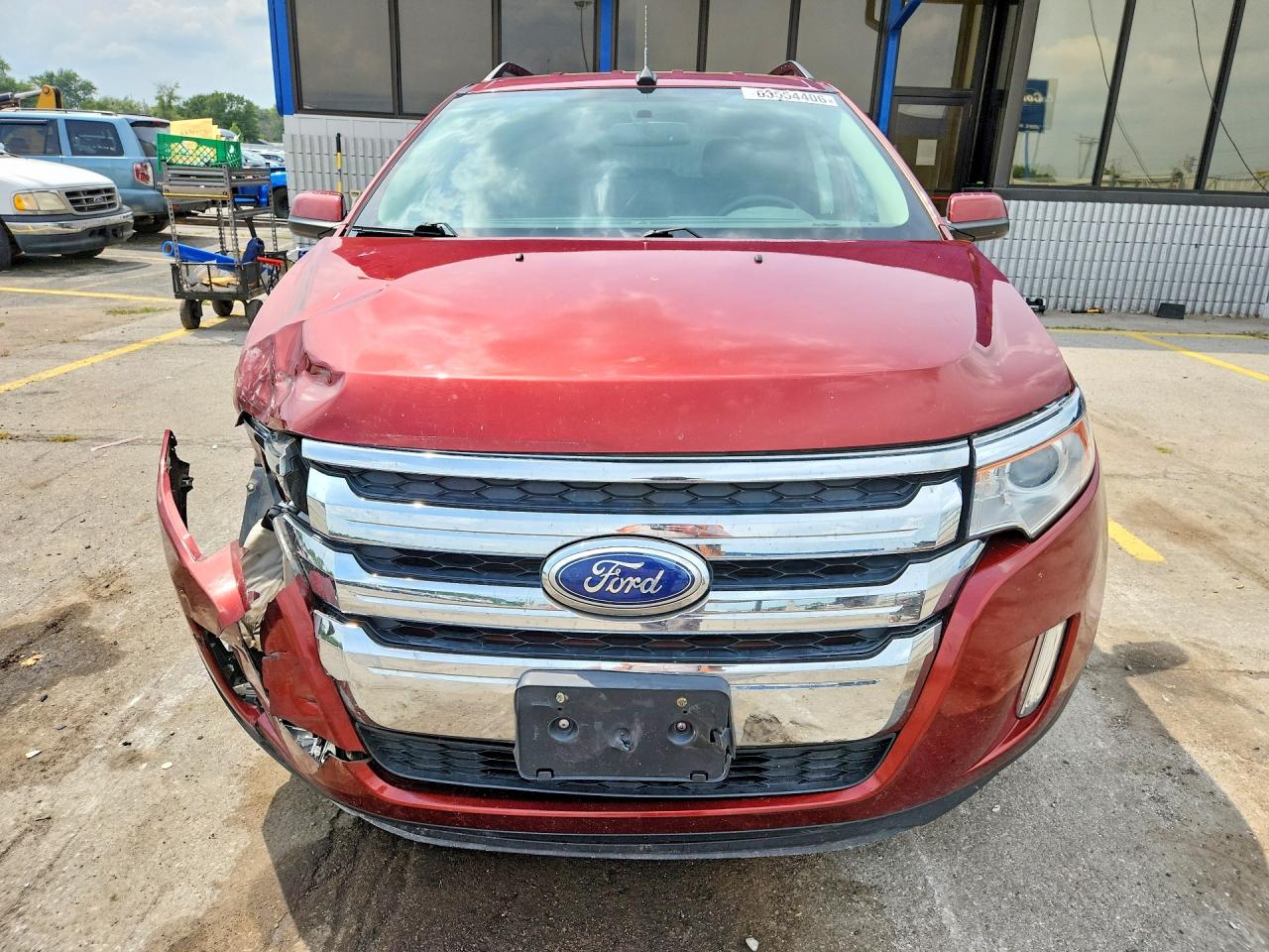 2014 Ford Edge Sel Orange vin: 2FMDK3JC7EBA39840