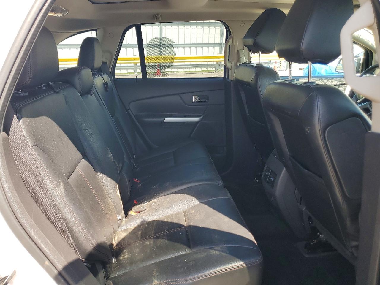 2014 Ford Edge Sel White vin: 2FMDK3JC7EBA47338