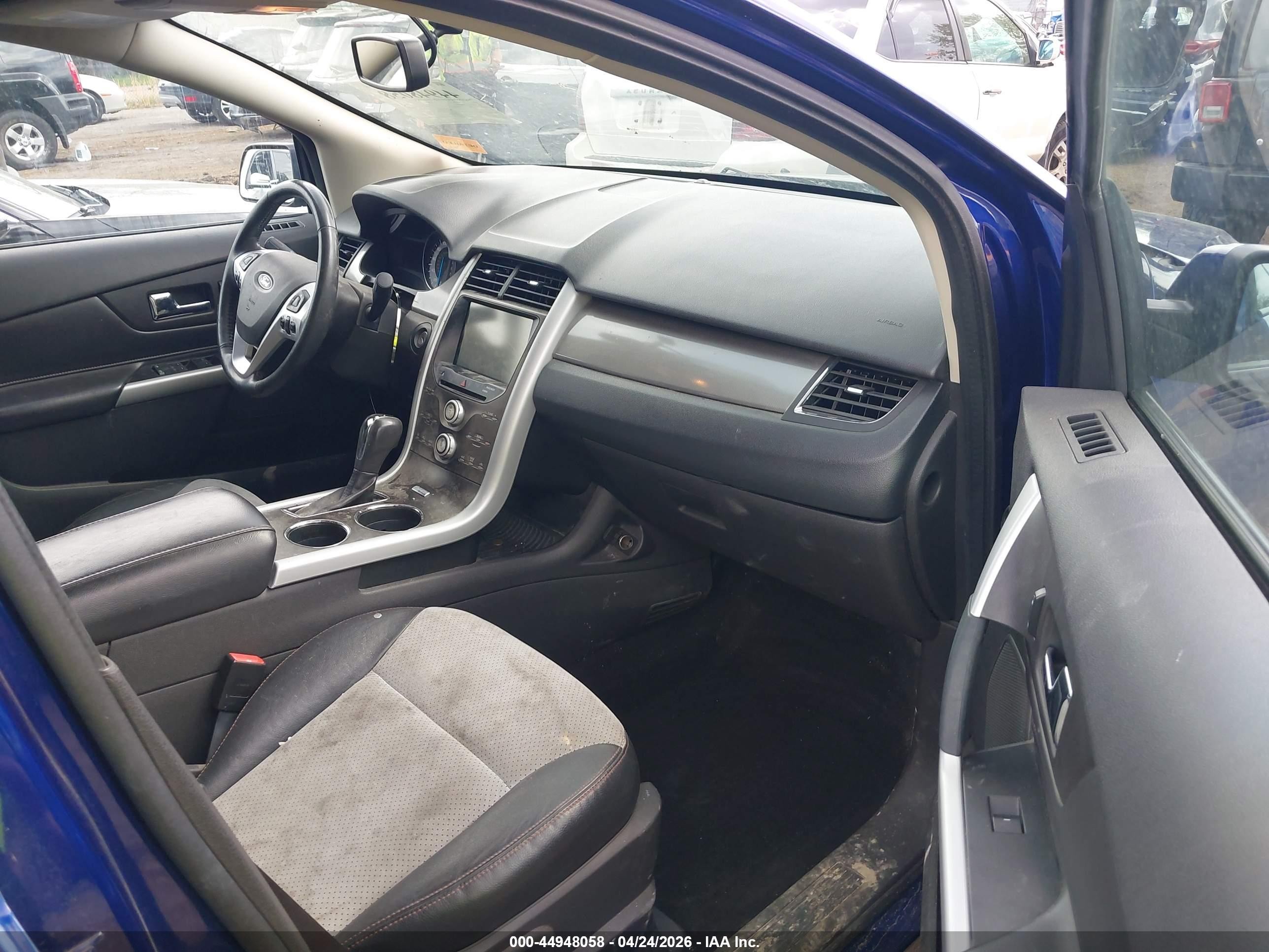 2014 Ford Edge Sel Синий vin: 2FMDK3JC7EBB24063