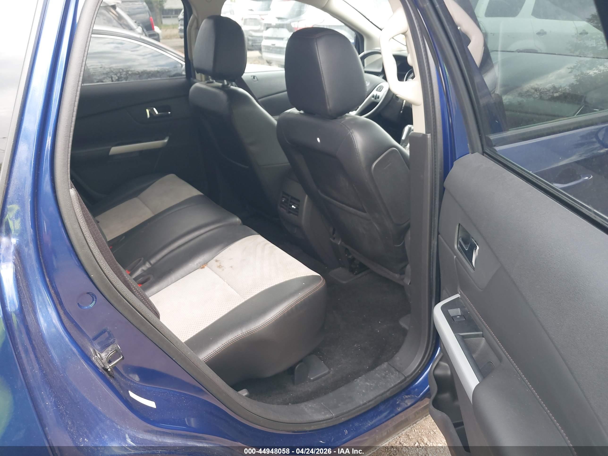 2014 Ford Edge Sel Синий vin: 2FMDK3JC7EBB24063