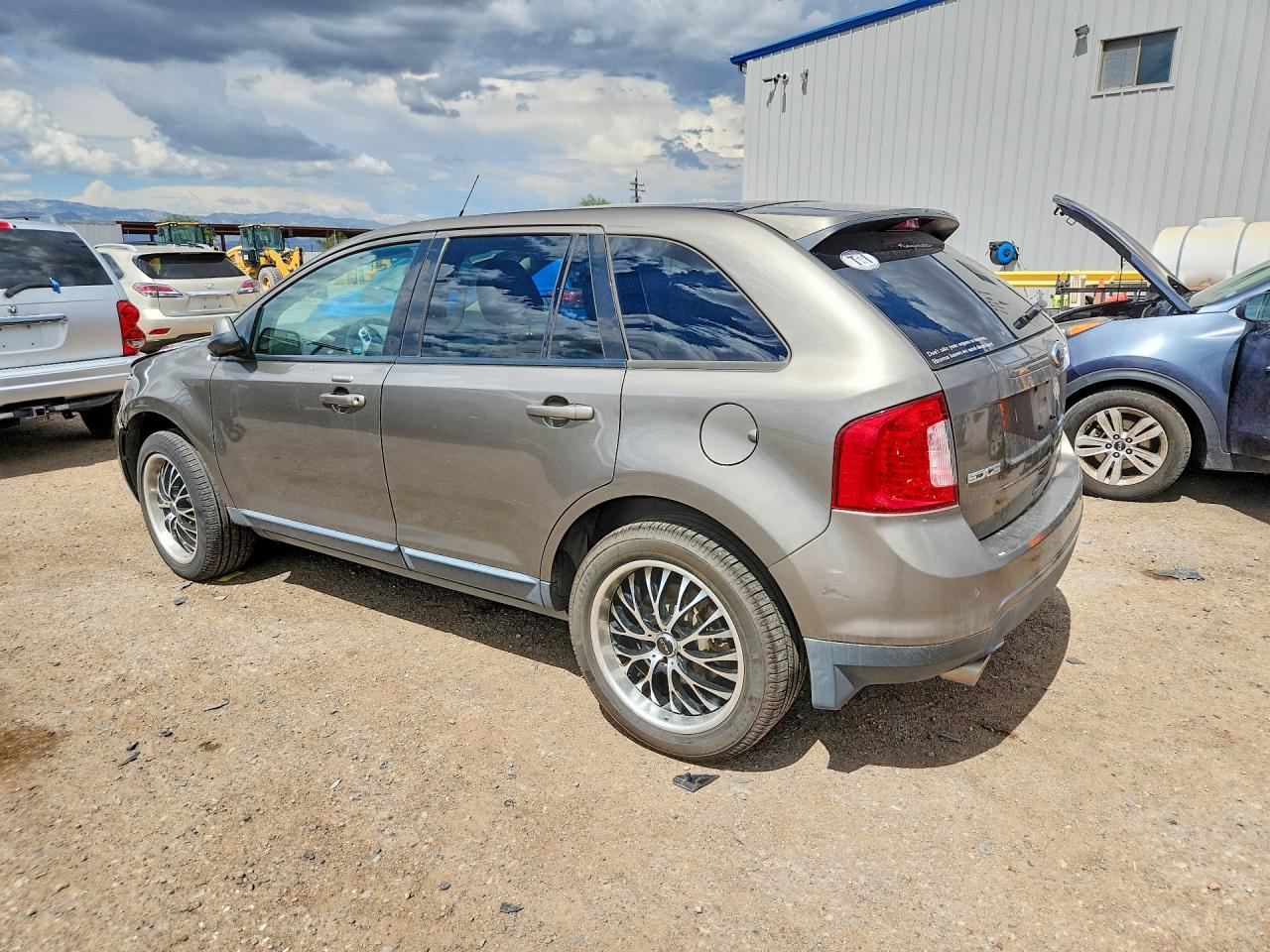 2014 Ford Edge Sel Brown vin: 2FMDK3JC7EBB35001