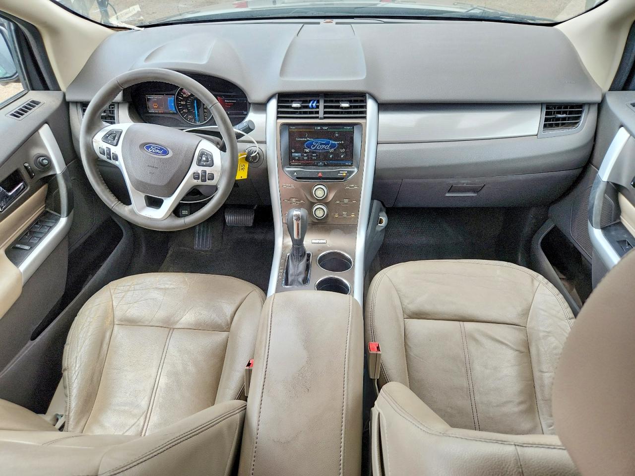 2014 Ford Edge Sel Brown vin: 2FMDK3JC7EBB35001