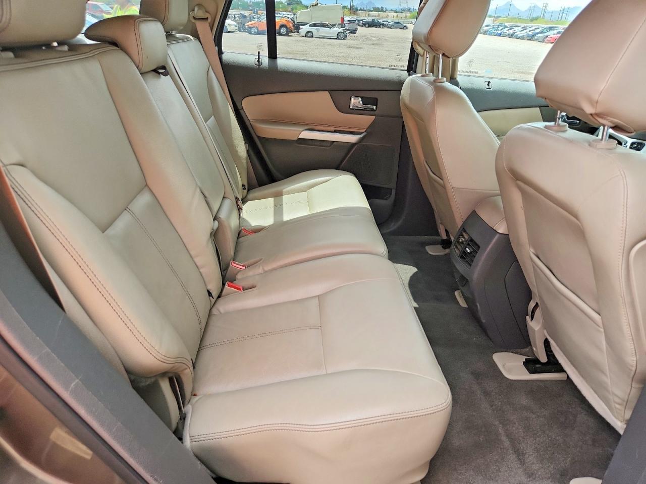 2014 Ford Edge Sel Brown vin: 2FMDK3JC7EBB35001