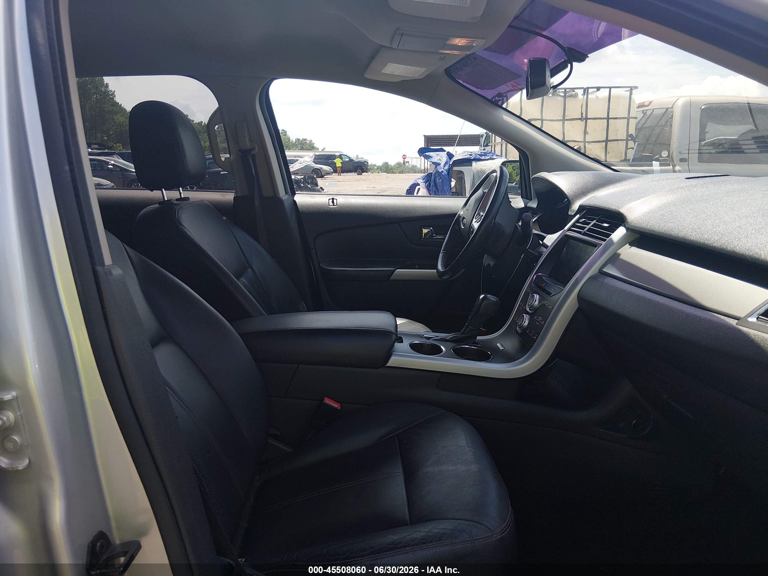 2014 Ford Edge Sel Silver vin: 2FMDK3JC7EBB37217