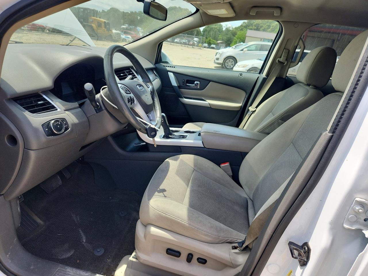2014 Ford Edge Sel White vin: 2FMDK3JC7EBB45124