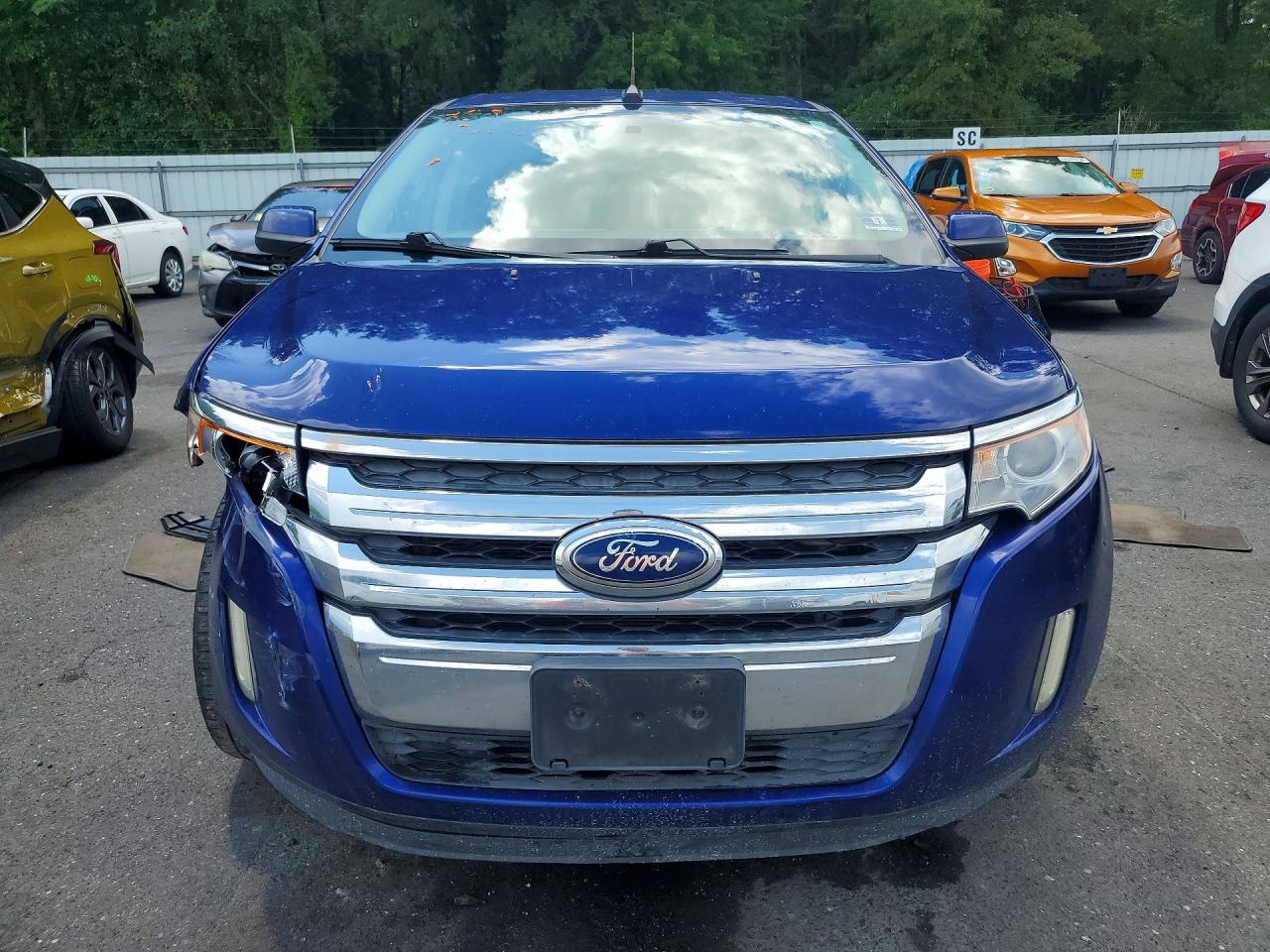 2014 Ford Edge Sel Blue vin: 2FMDK3JC7EBB51716