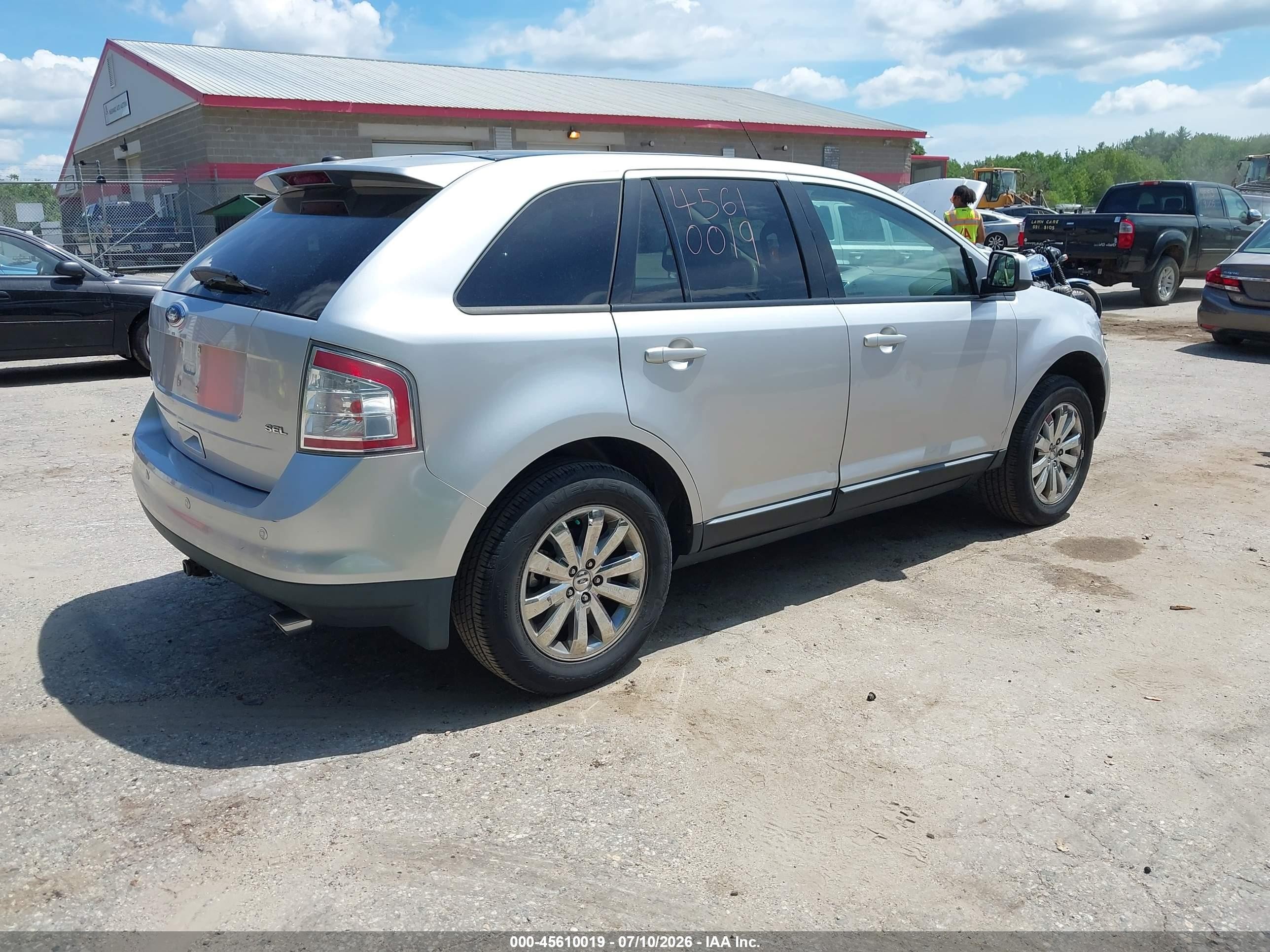 2010 Ford Edge Sel Серебряный vin: 2FMDK3JC8ABA22040