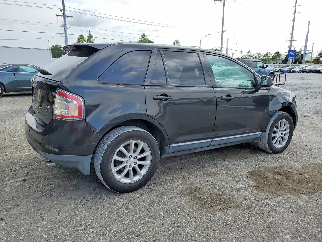 2010 Ford Edge Sel Черный vin: 2FMDK3JC8ABA72632