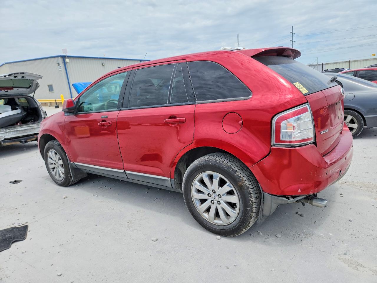 2010 Ford Edge Sel Red vin: 2FMDK3JC8ABB11770