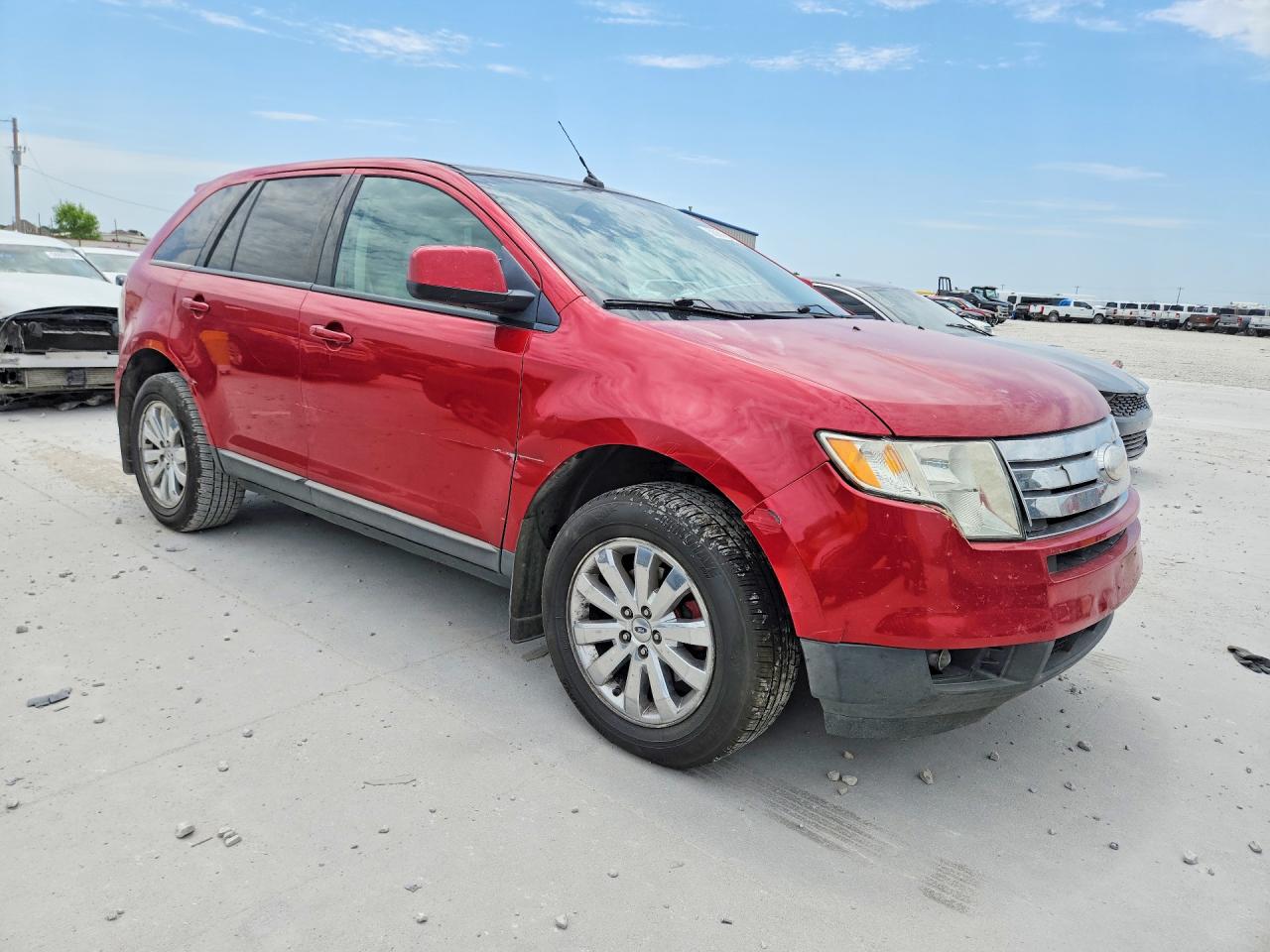 2010 Ford Edge Sel Red vin: 2FMDK3JC8ABB11770