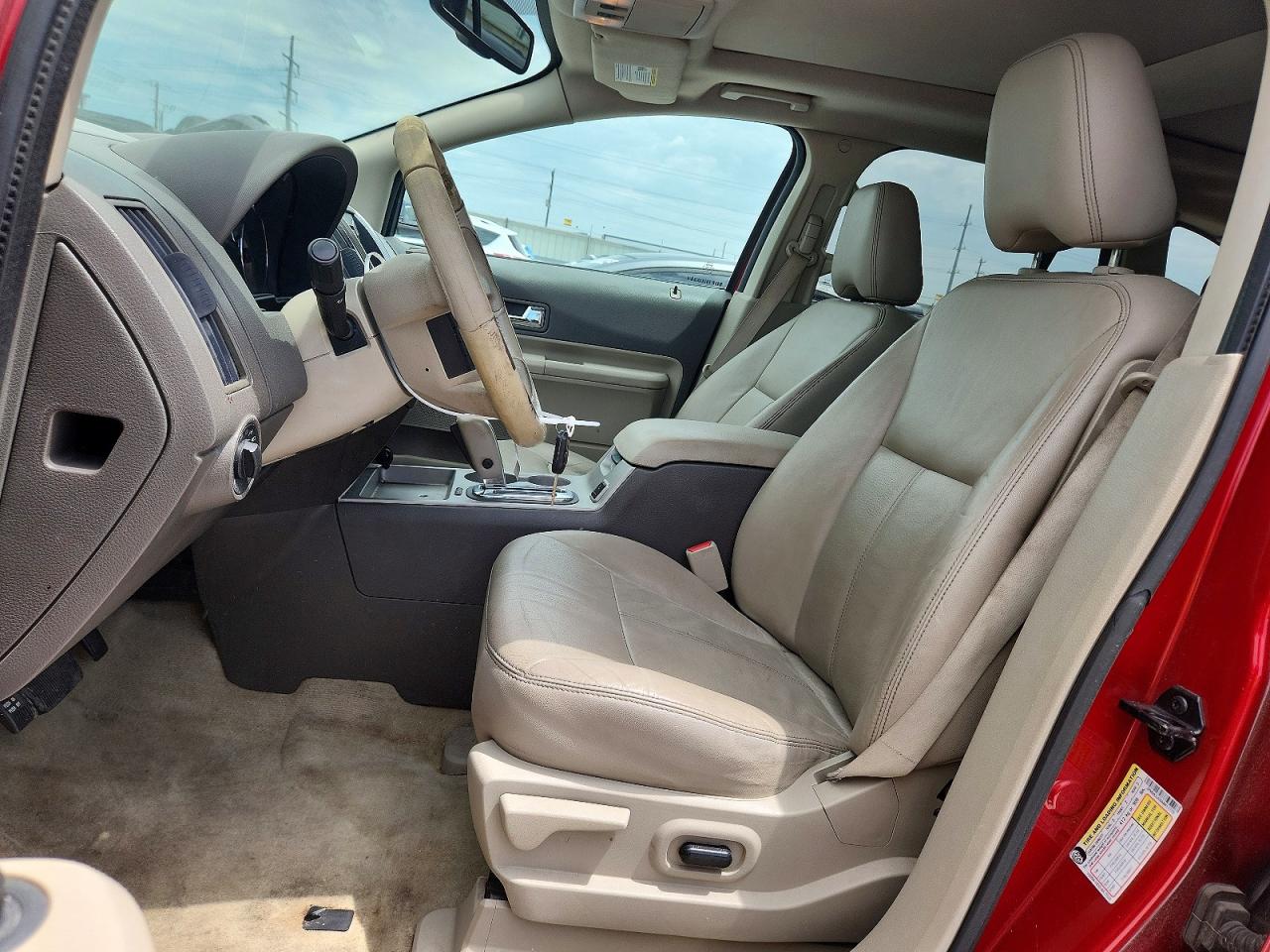 2010 Ford Edge Sel Red vin: 2FMDK3JC8ABB11770