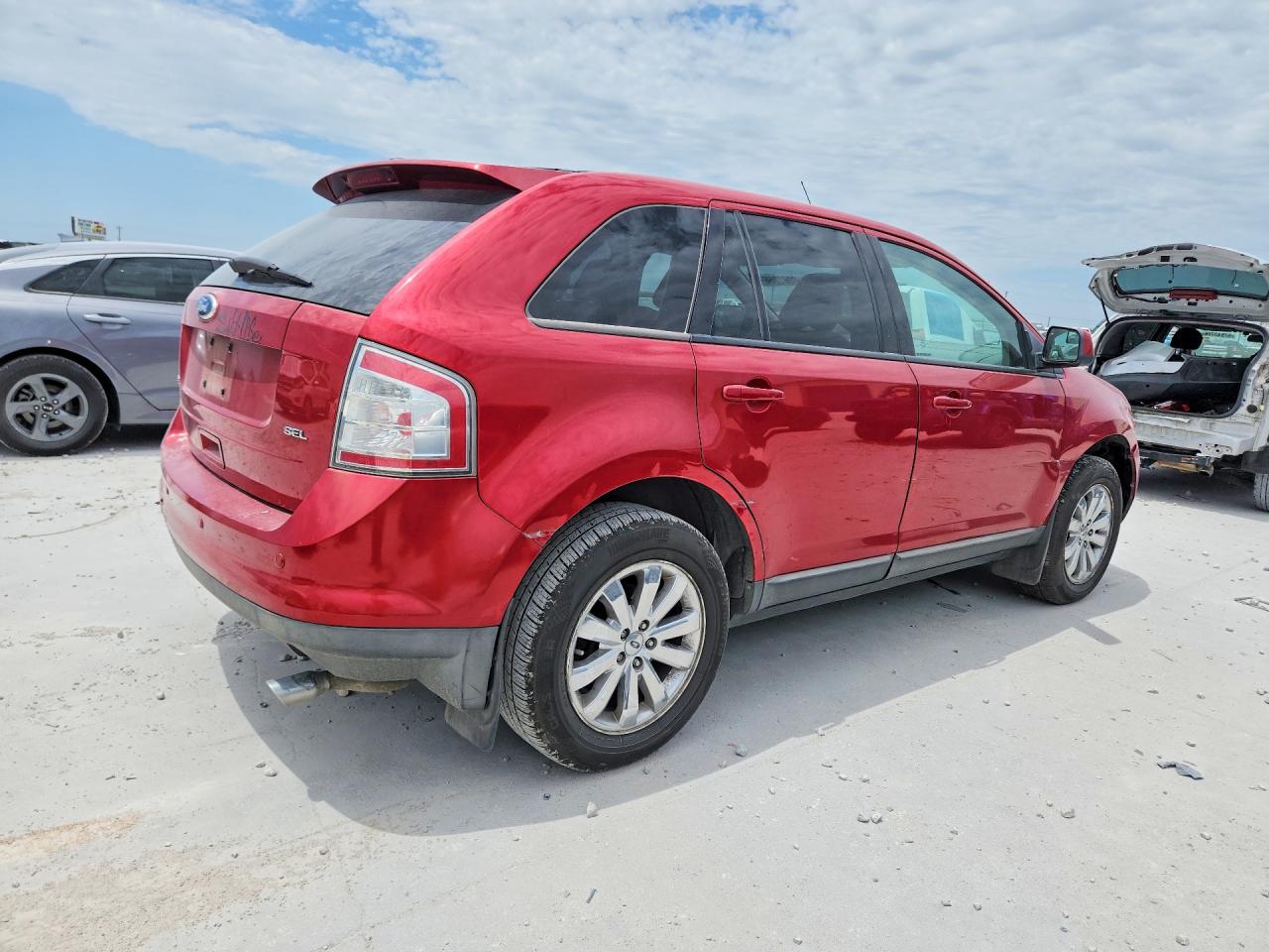 2010 Ford Edge Sel Red vin: 2FMDK3JC8ABB11770