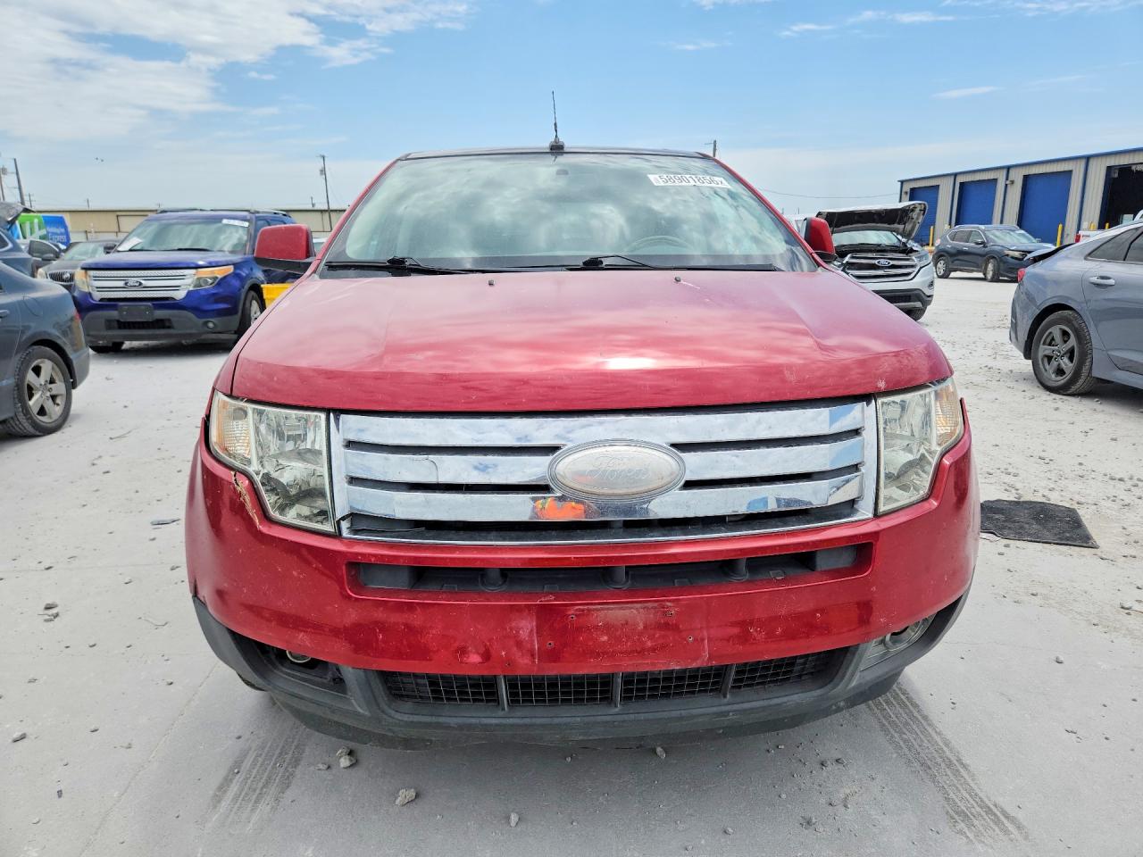2010 Ford Edge Sel Red vin: 2FMDK3JC8ABB11770