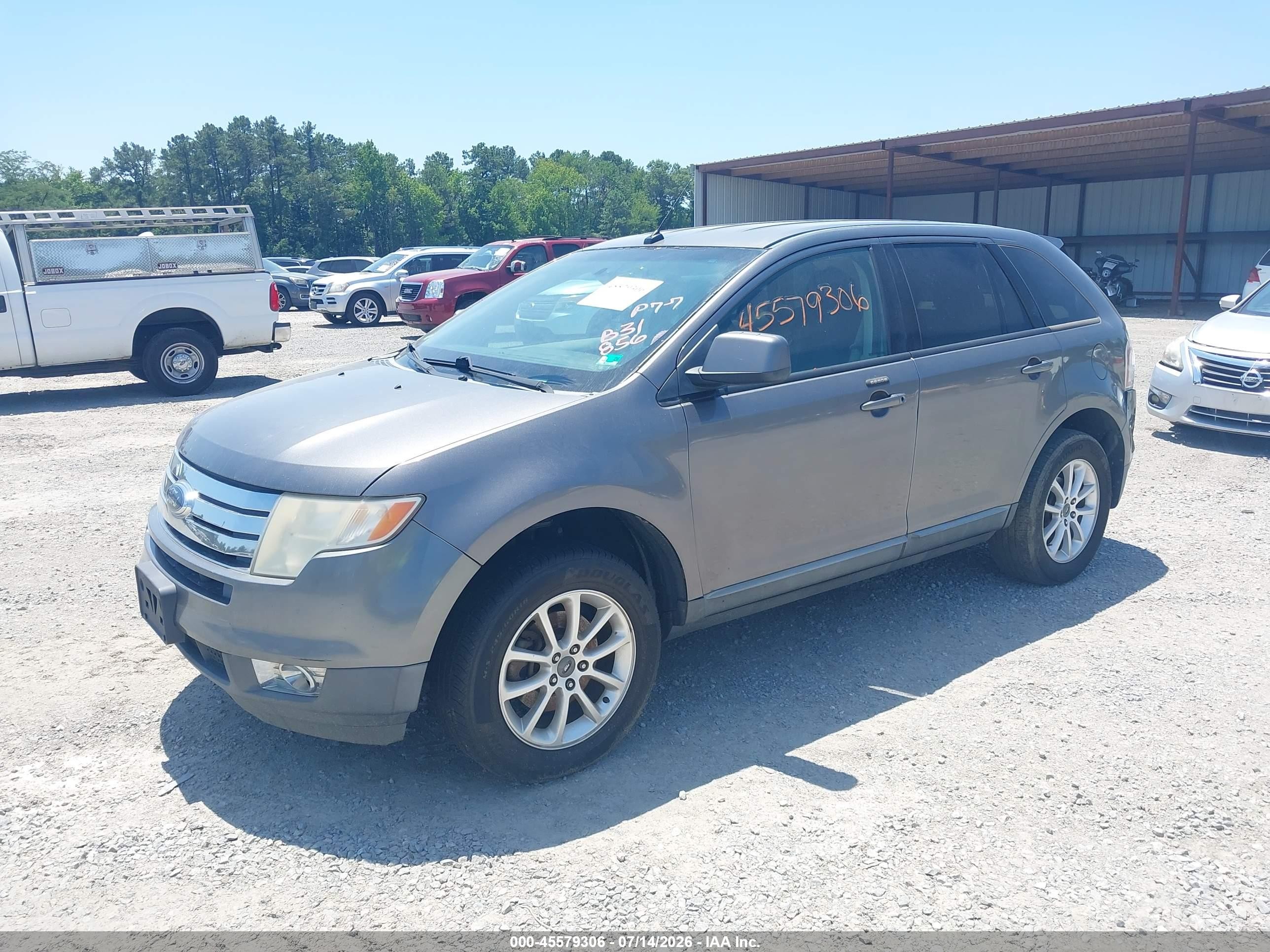 2010 Ford Edge Sel Gray vin: 2FMDK3JC8ABB31856