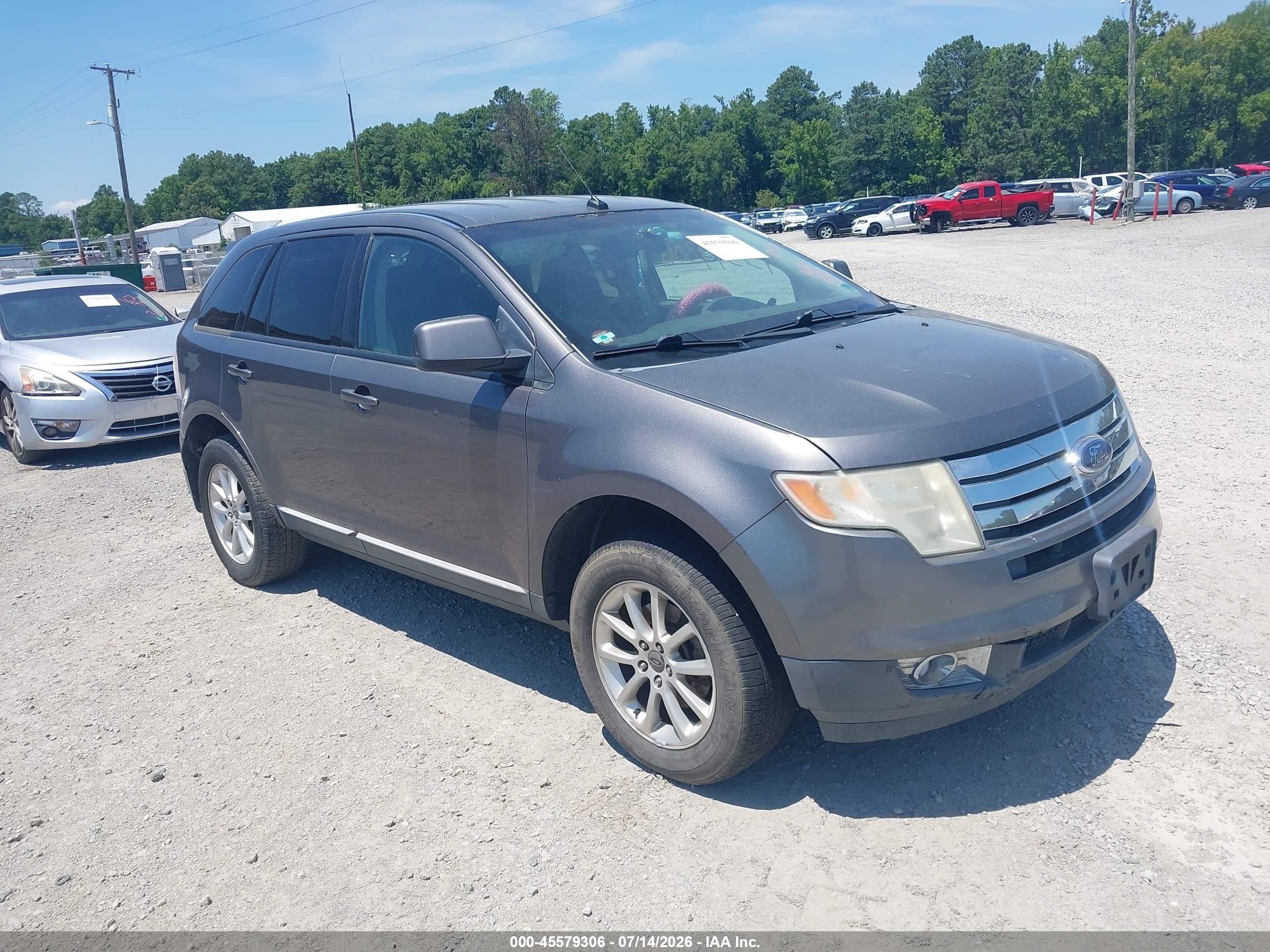 2010 Ford Edge Sel Gray vin: 2FMDK3JC8ABB31856