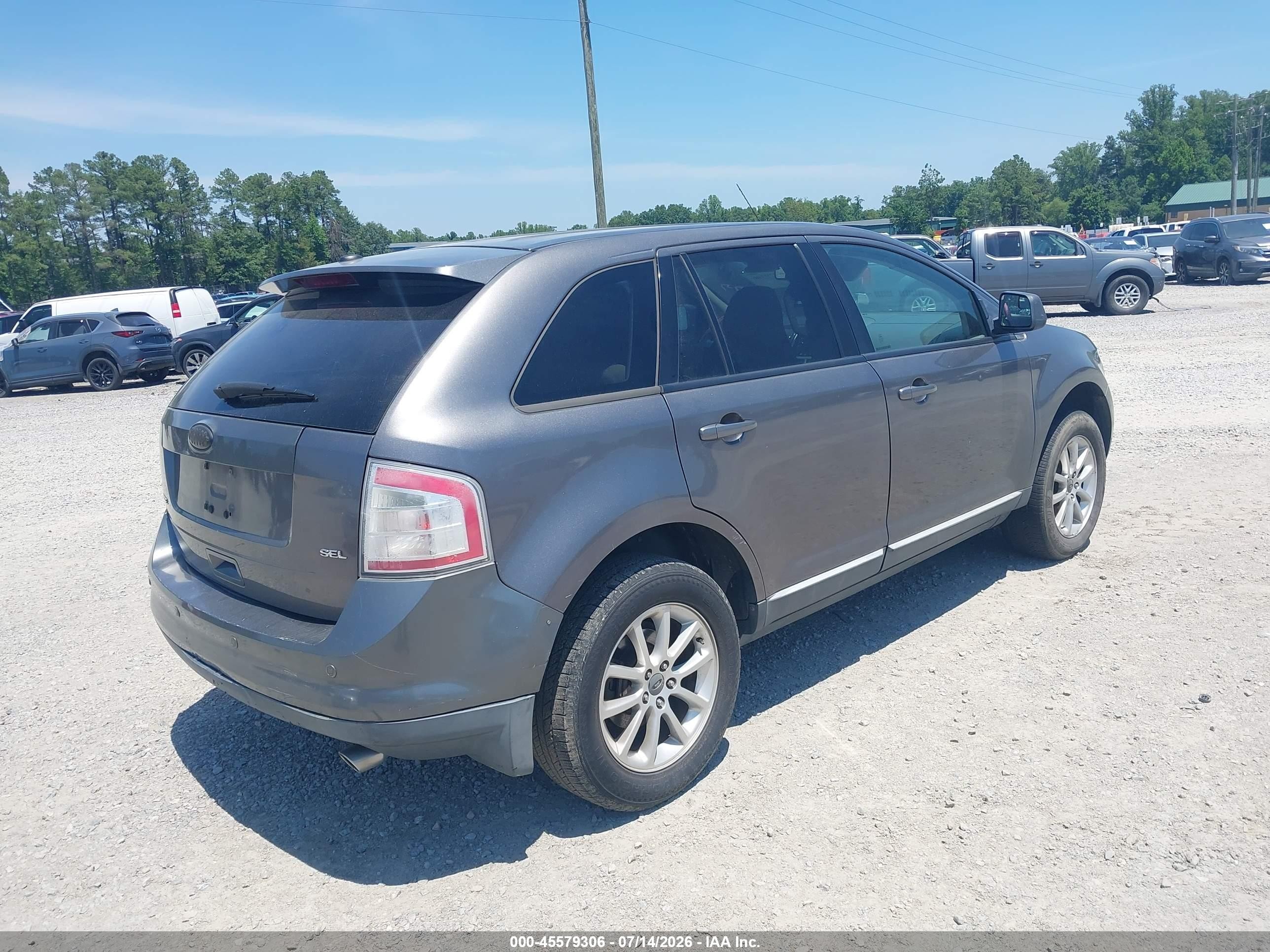 2010 Ford Edge Sel Gray vin: 2FMDK3JC8ABB31856