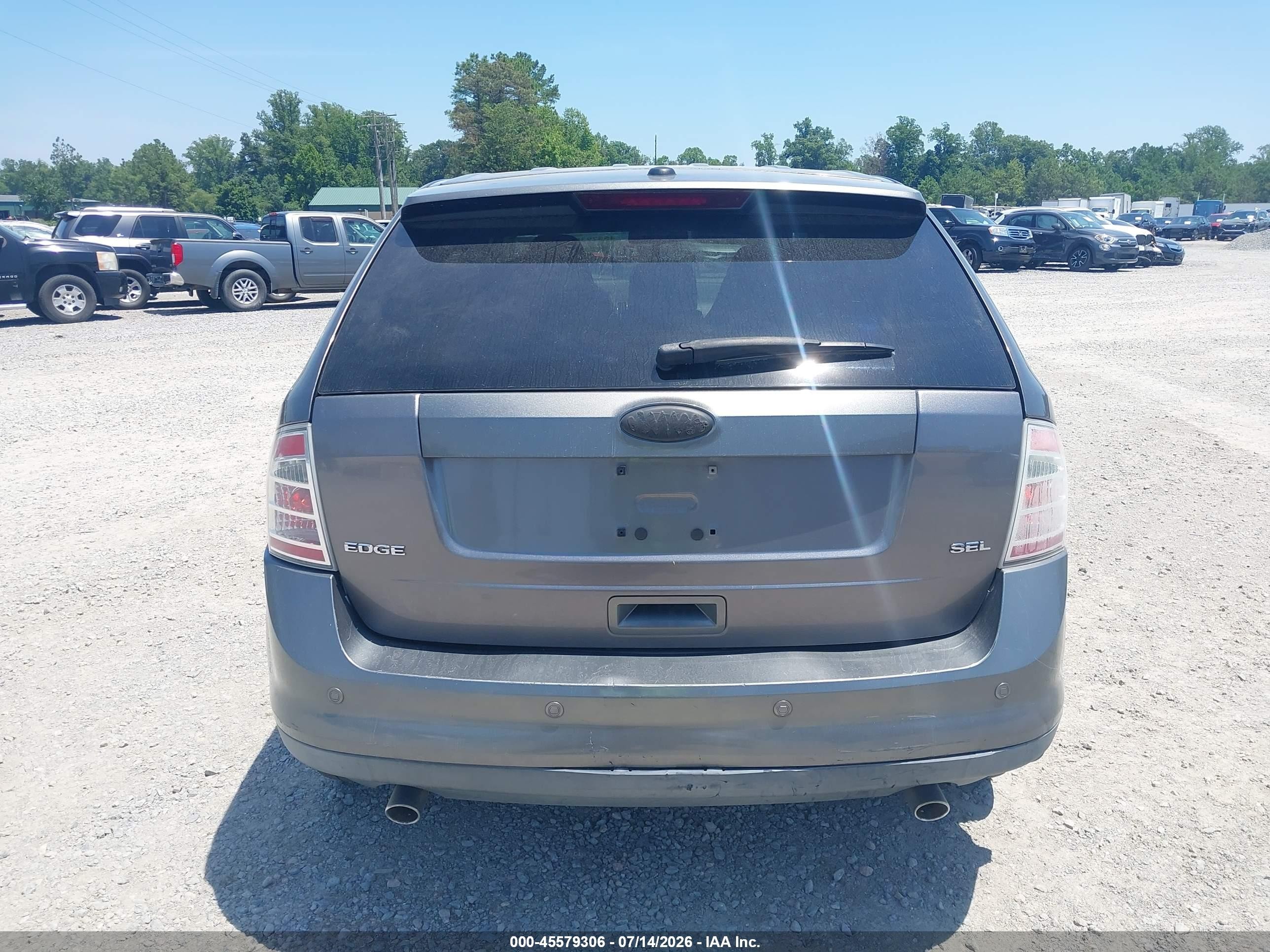 2010 Ford Edge Sel Gray vin: 2FMDK3JC8ABB31856