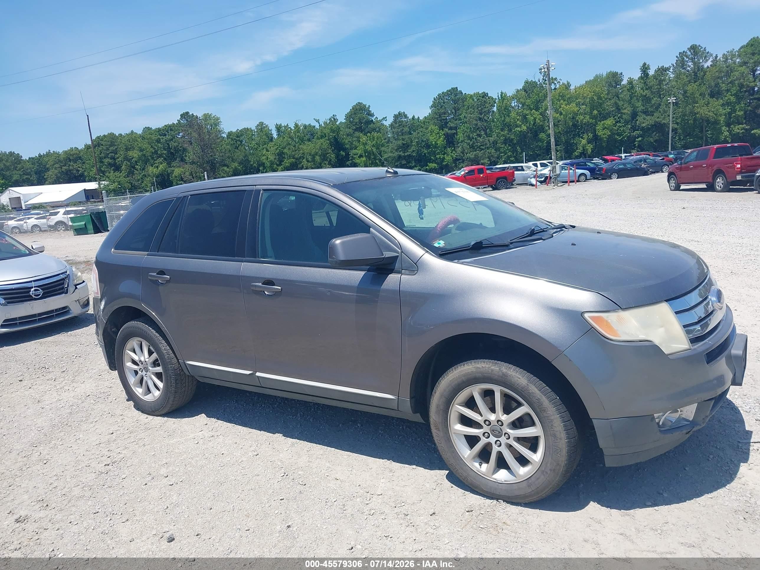2010 Ford Edge Sel Gray vin: 2FMDK3JC8ABB31856