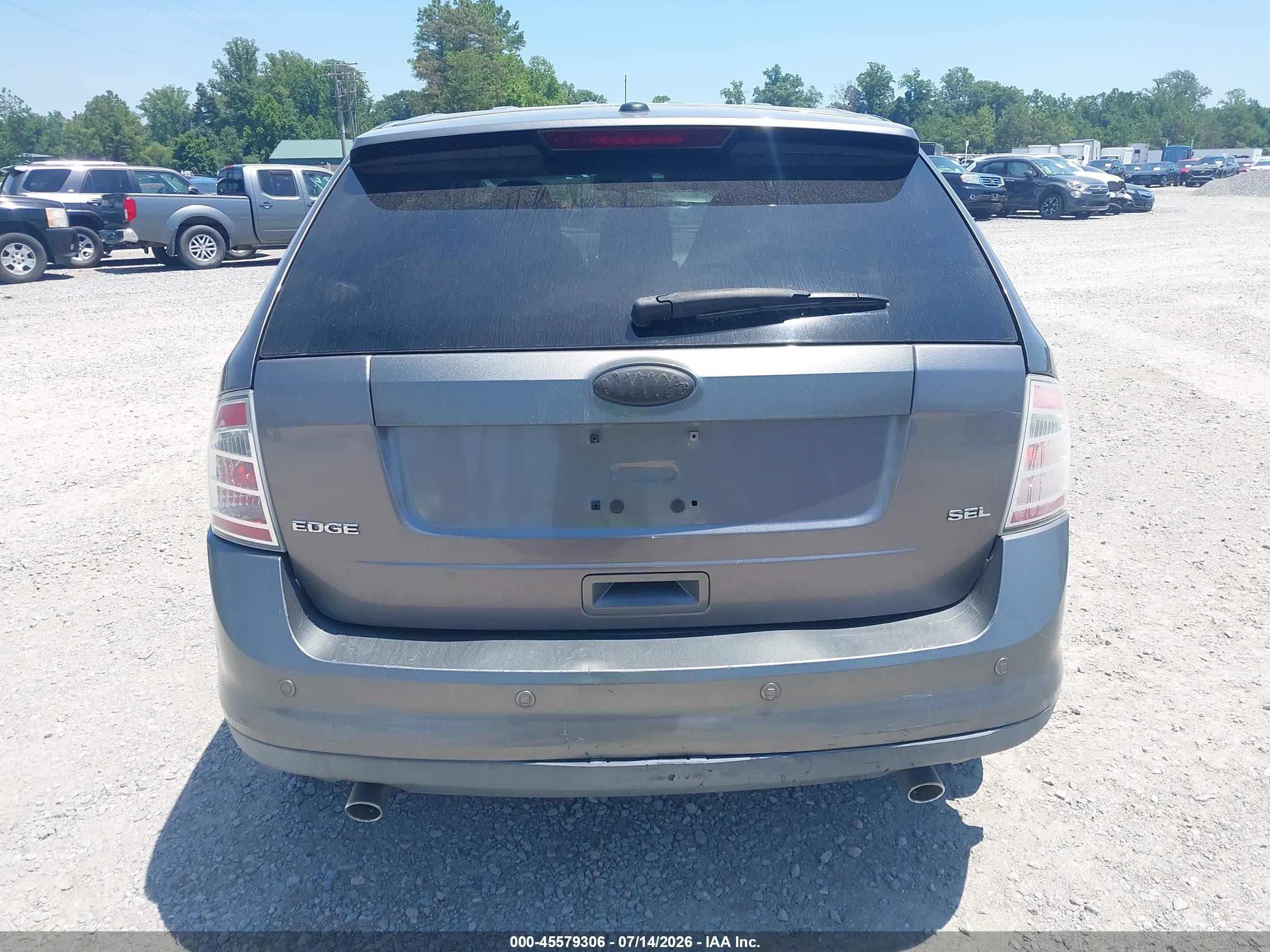 2010 Ford Edge Sel Gray vin: 2FMDK3JC8ABB31856