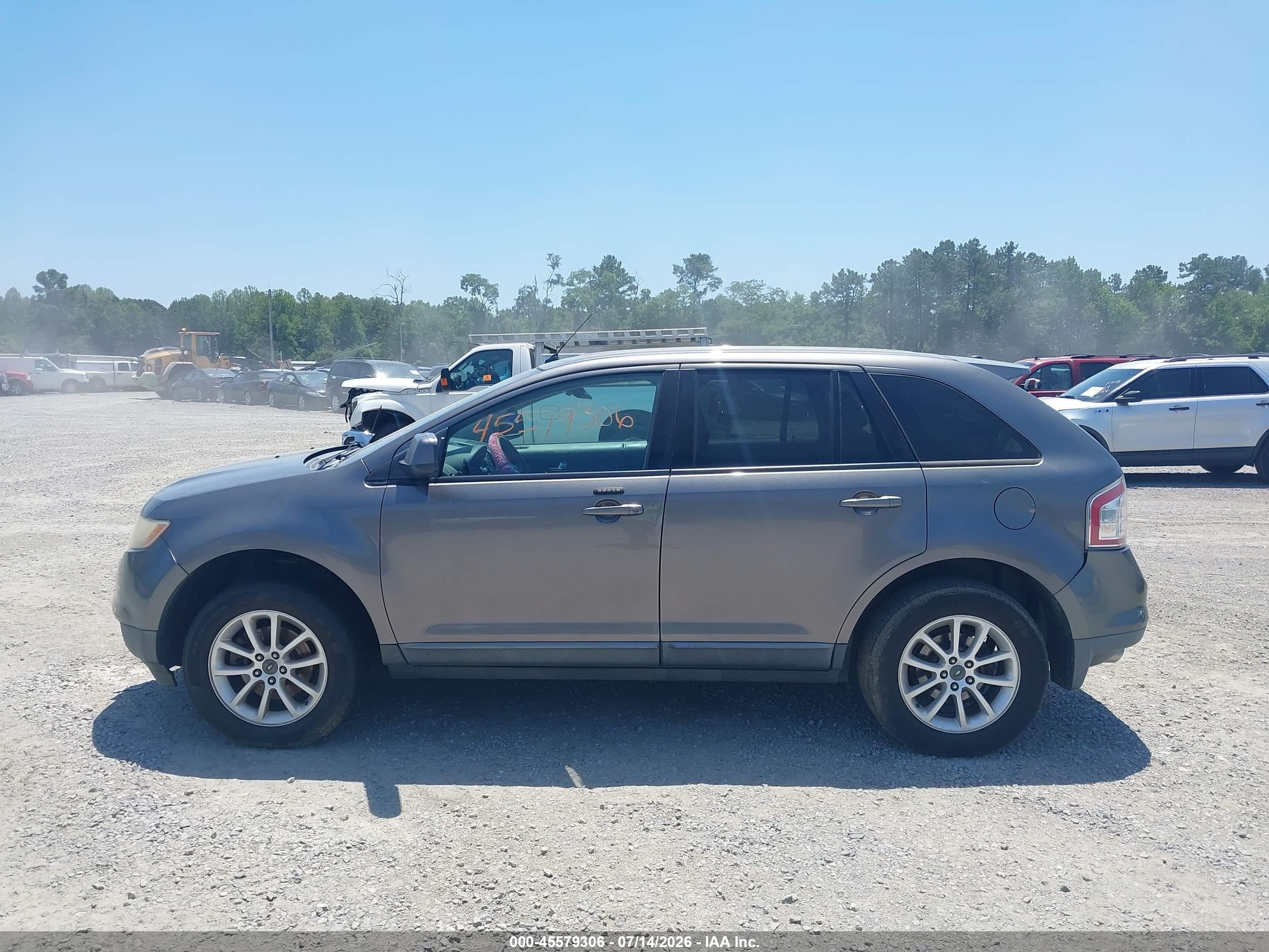 2010 Ford Edge Sel Gray vin: 2FMDK3JC8ABB31856