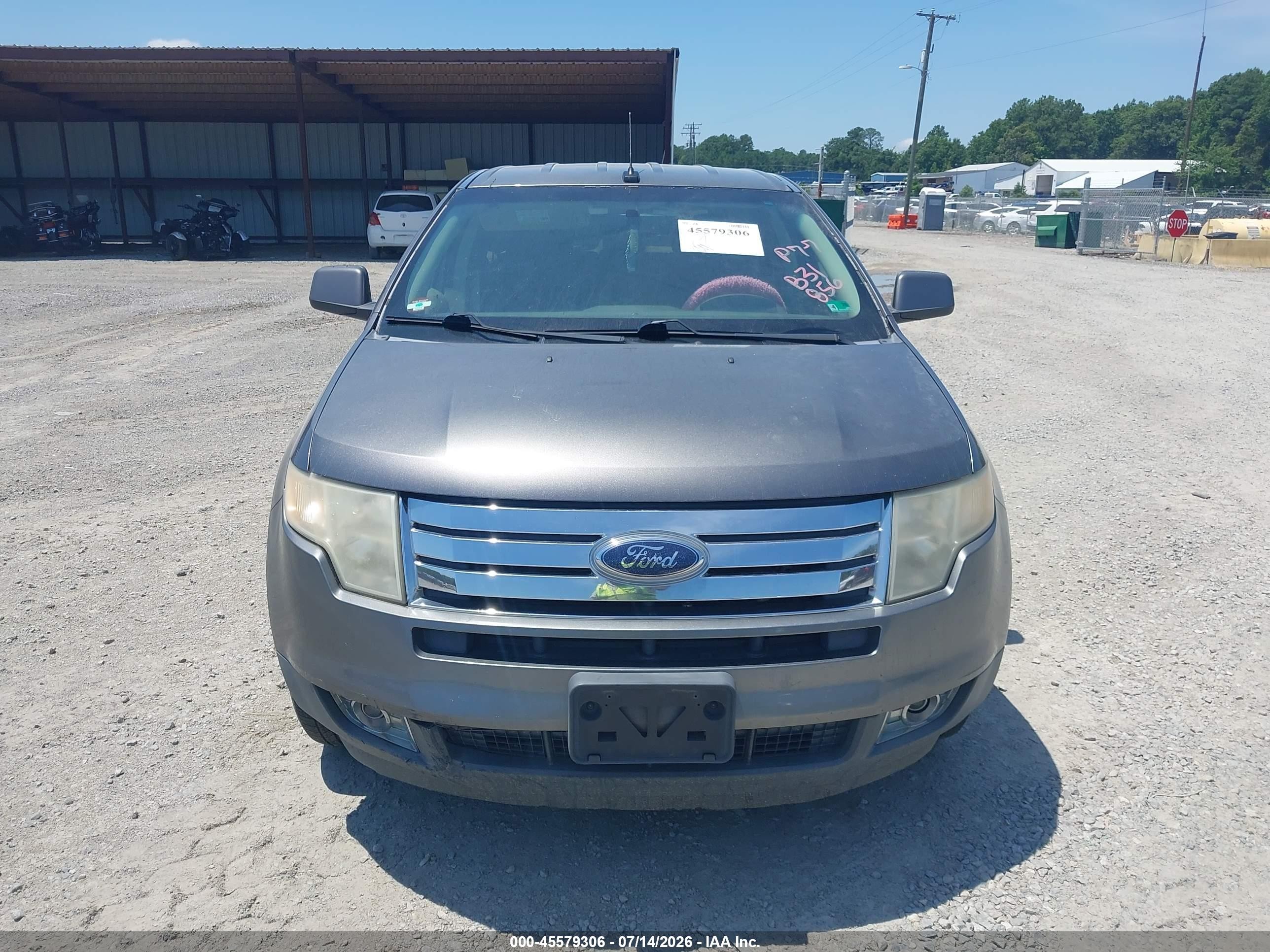 2010 Ford Edge Sel Gray vin: 2FMDK3JC8ABB31856