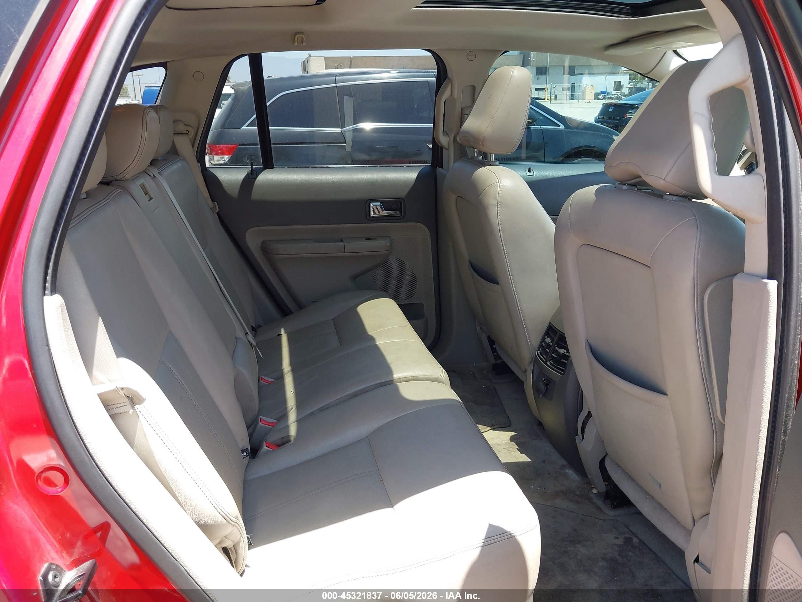 2010 Ford Edge Sel Red vin: 2FMDK3JC8ABB35888