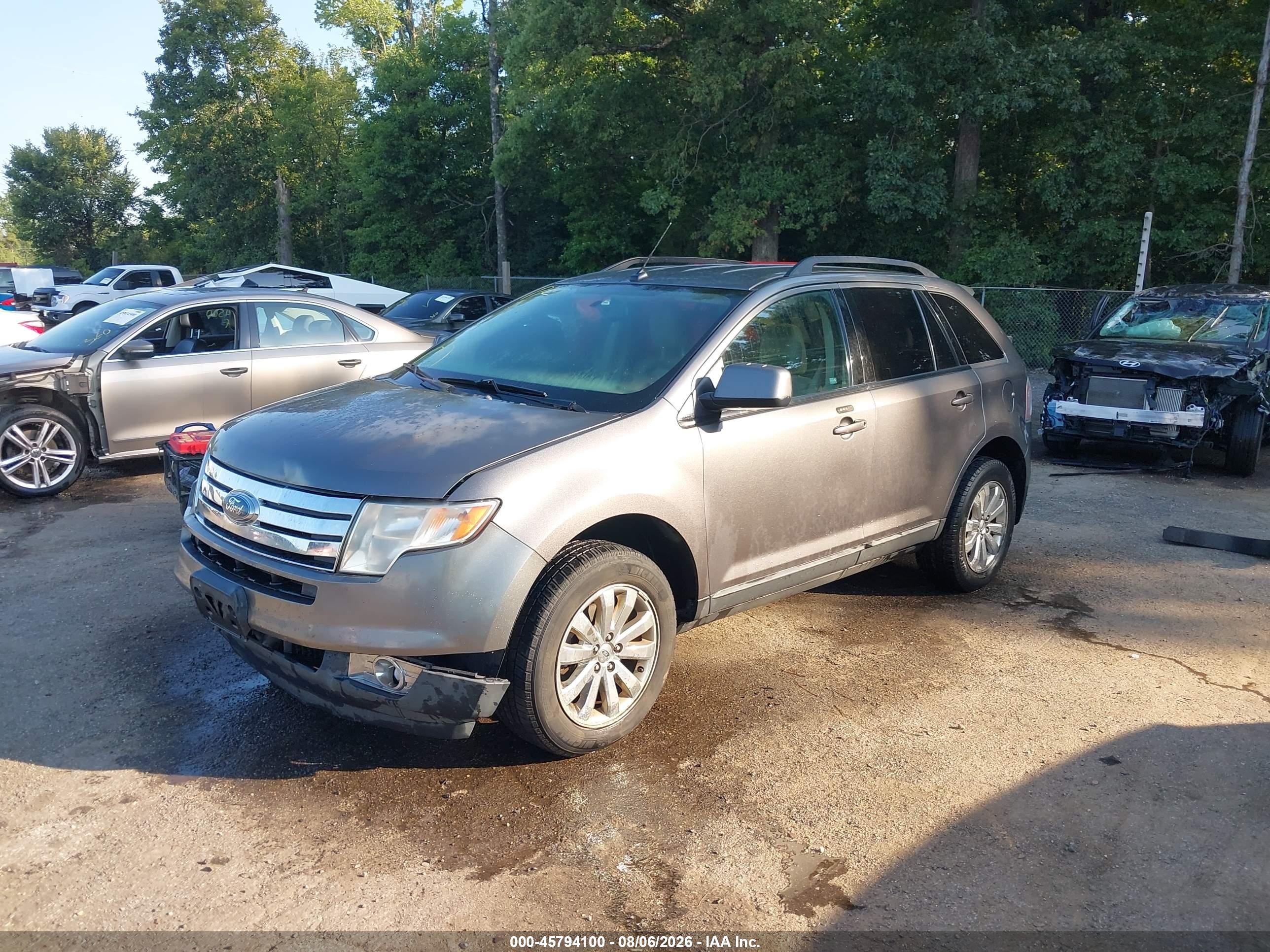 2010 Ford Edge Sel Gray vin: 2FMDK3JC8ABB63089