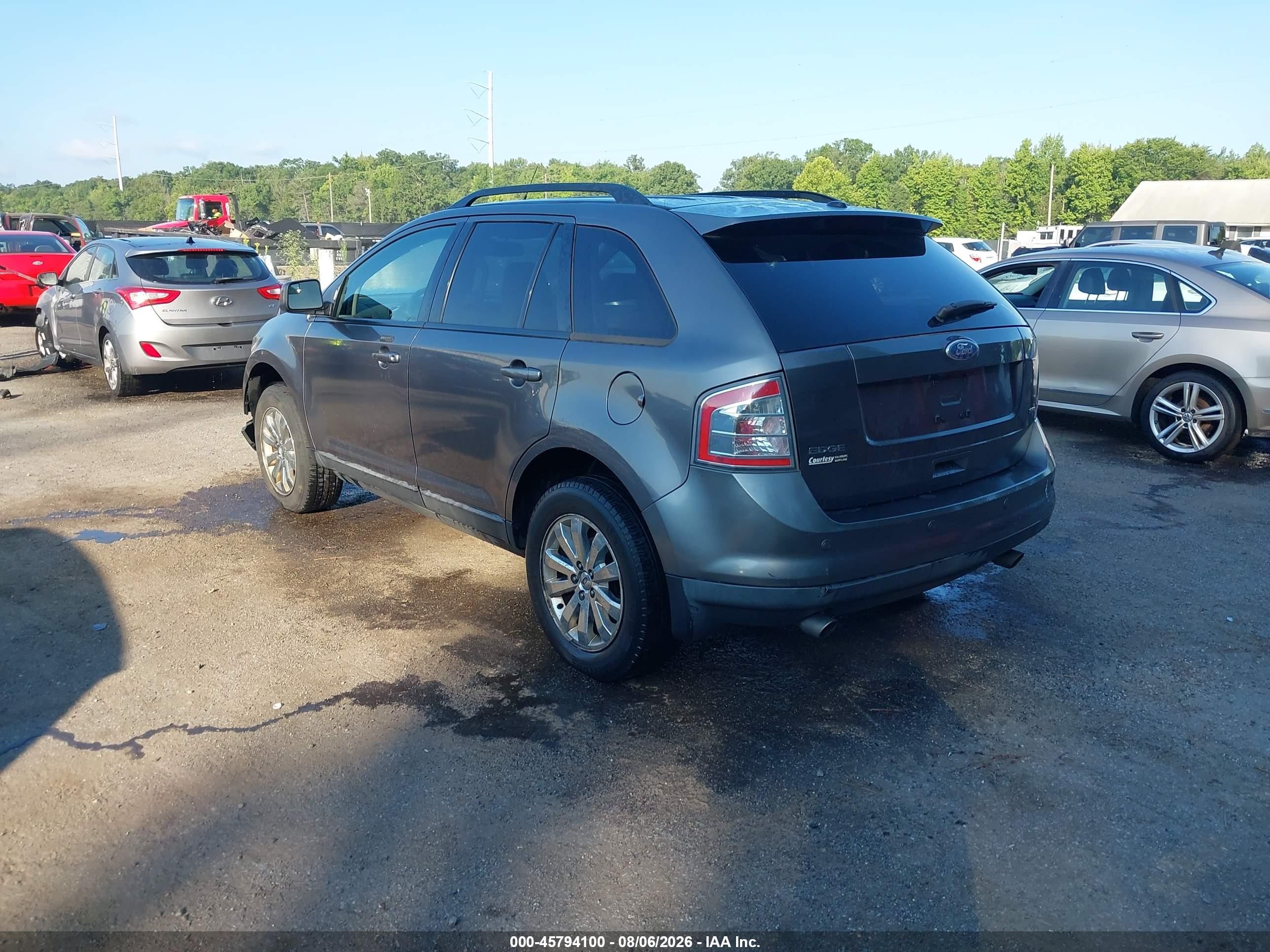 2010 Ford Edge Sel Gray vin: 2FMDK3JC8ABB63089