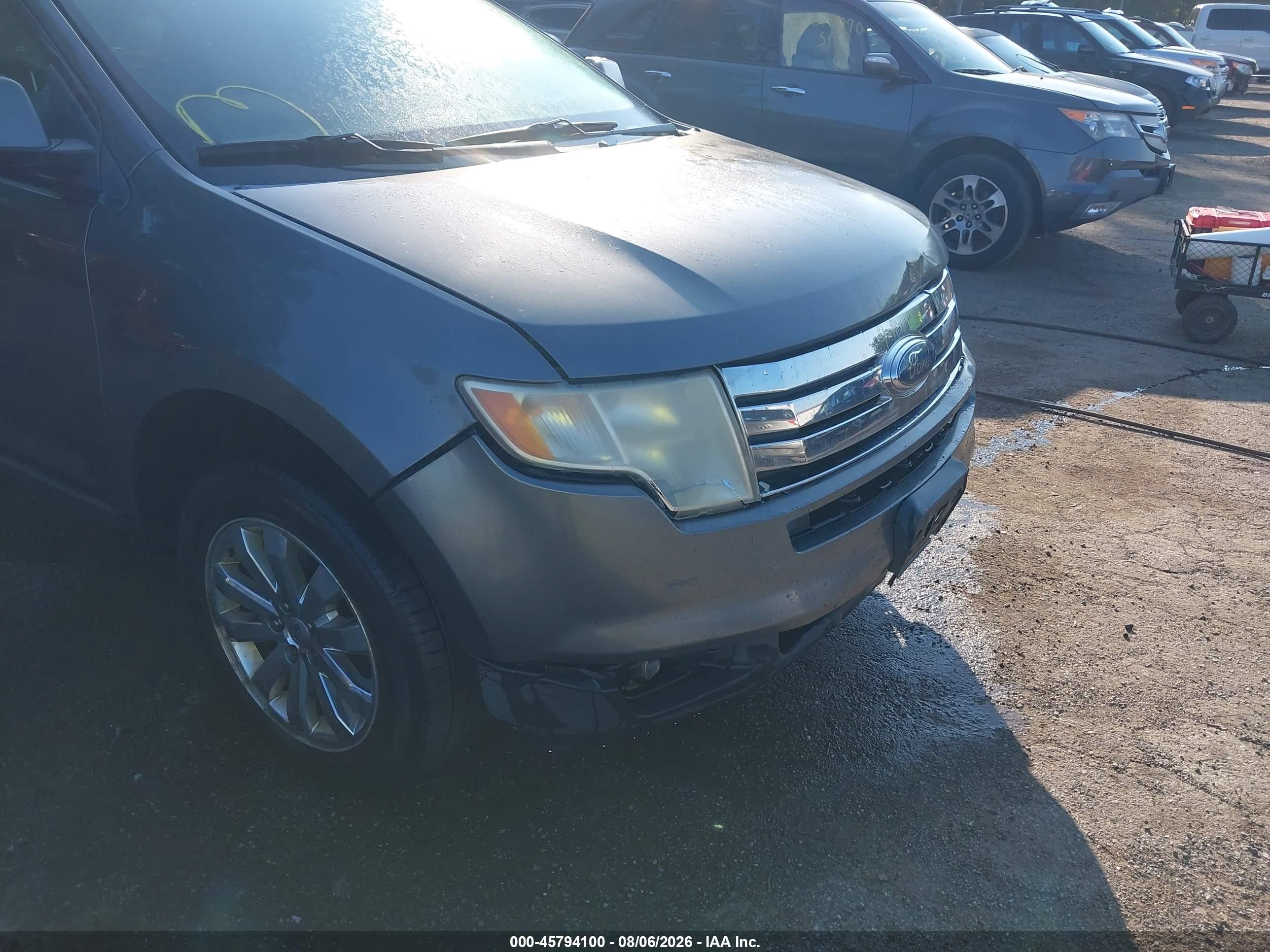 2010 Ford Edge Sel Gray vin: 2FMDK3JC8ABB63089