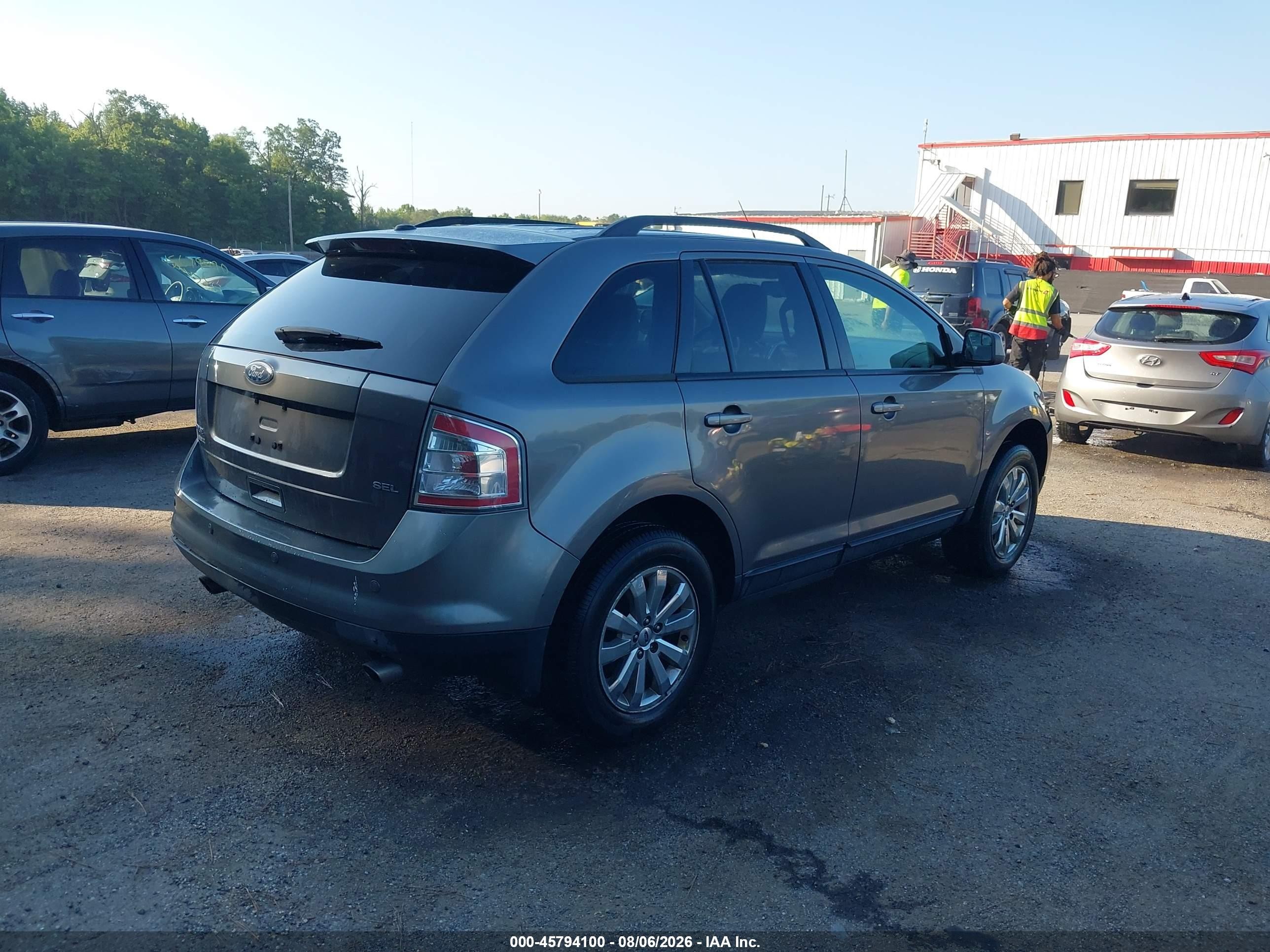 2010 Ford Edge Sel Gray vin: 2FMDK3JC8ABB63089
