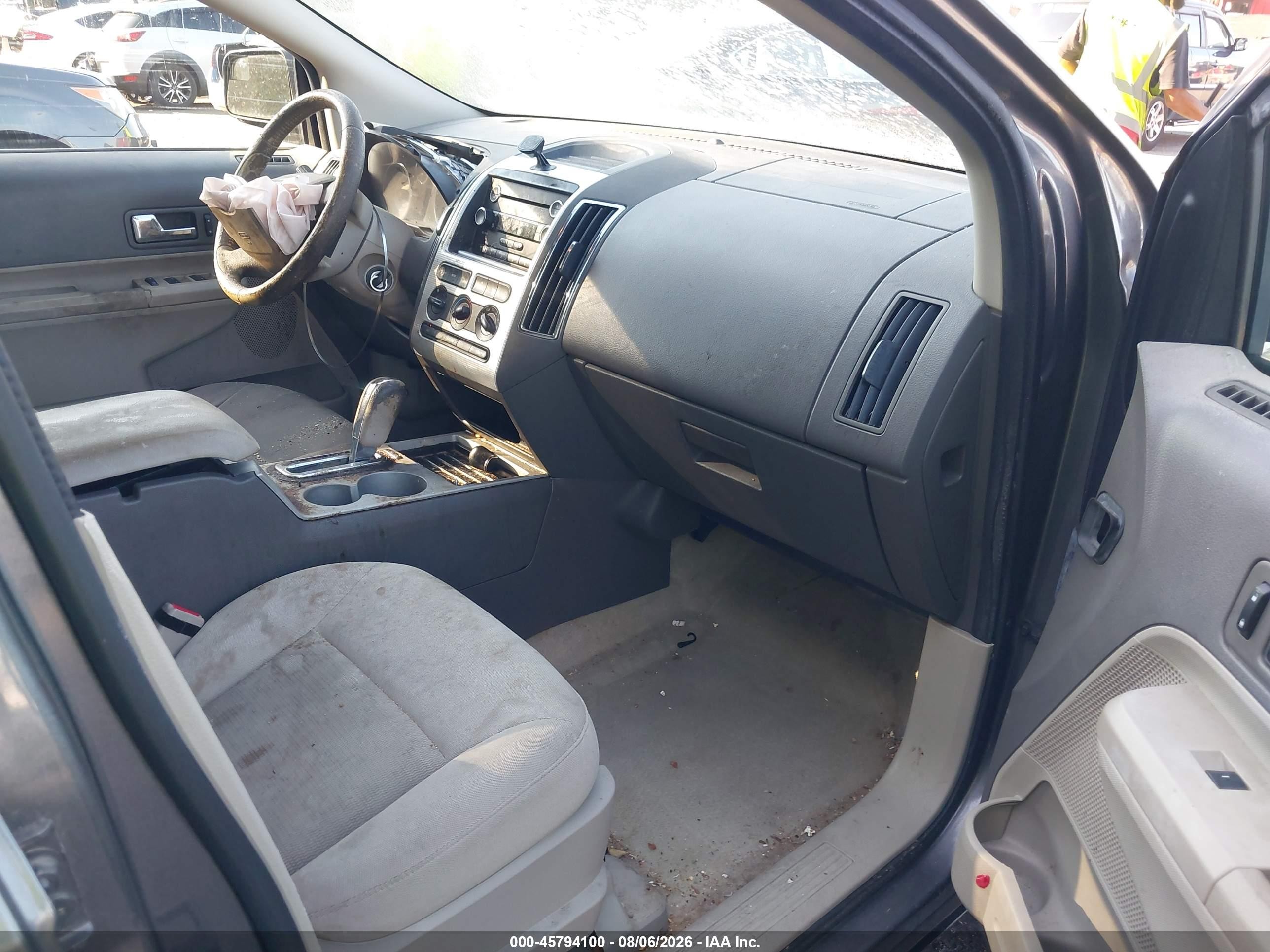 2010 Ford Edge Sel Gray vin: 2FMDK3JC8ABB63089