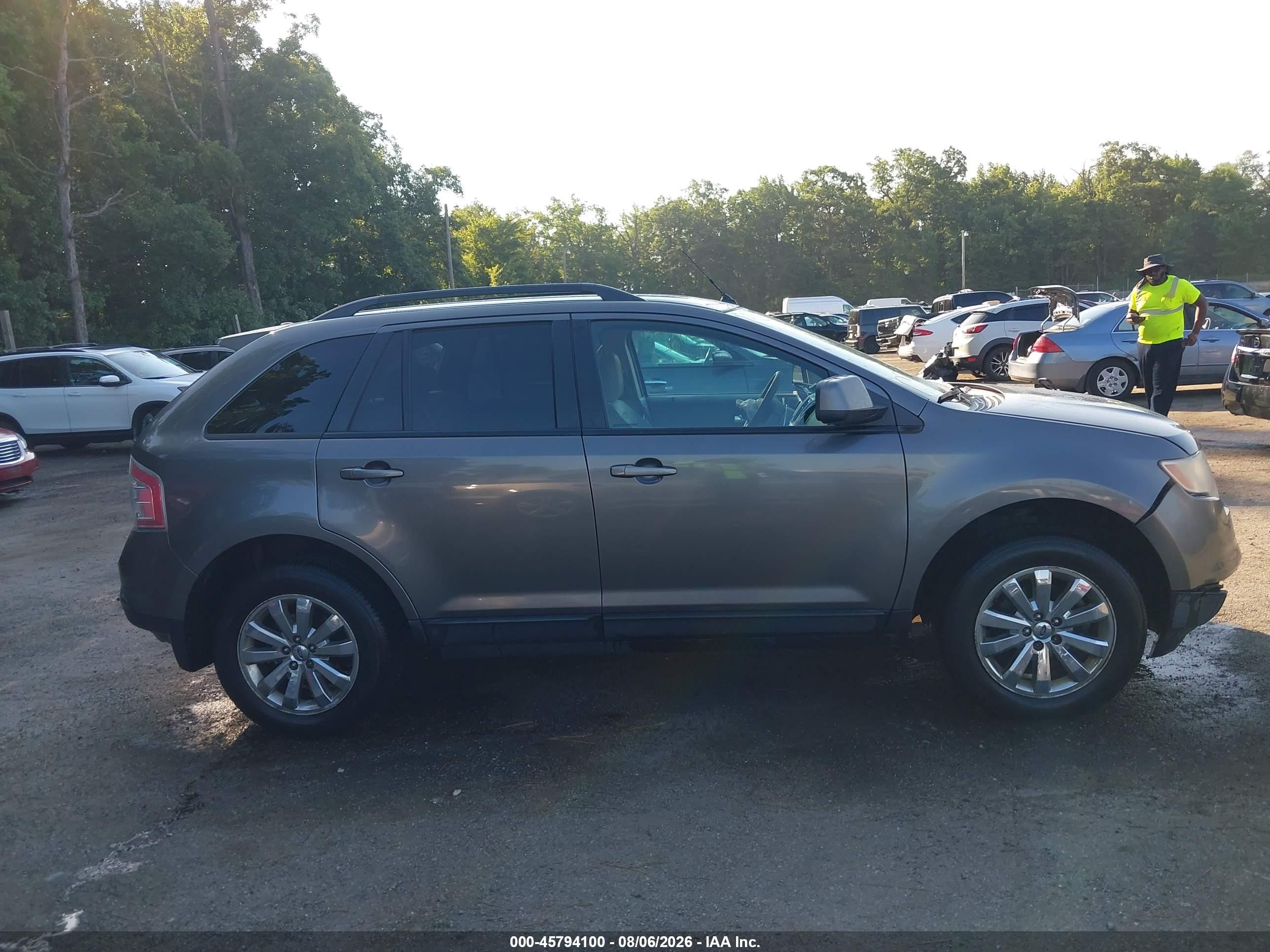 2010 Ford Edge Sel Gray vin: 2FMDK3JC8ABB63089