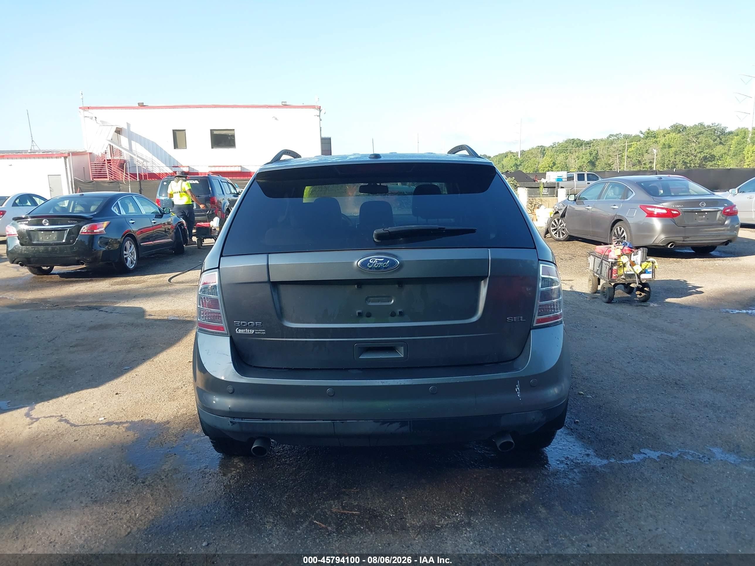 2010 Ford Edge Sel Gray vin: 2FMDK3JC8ABB63089