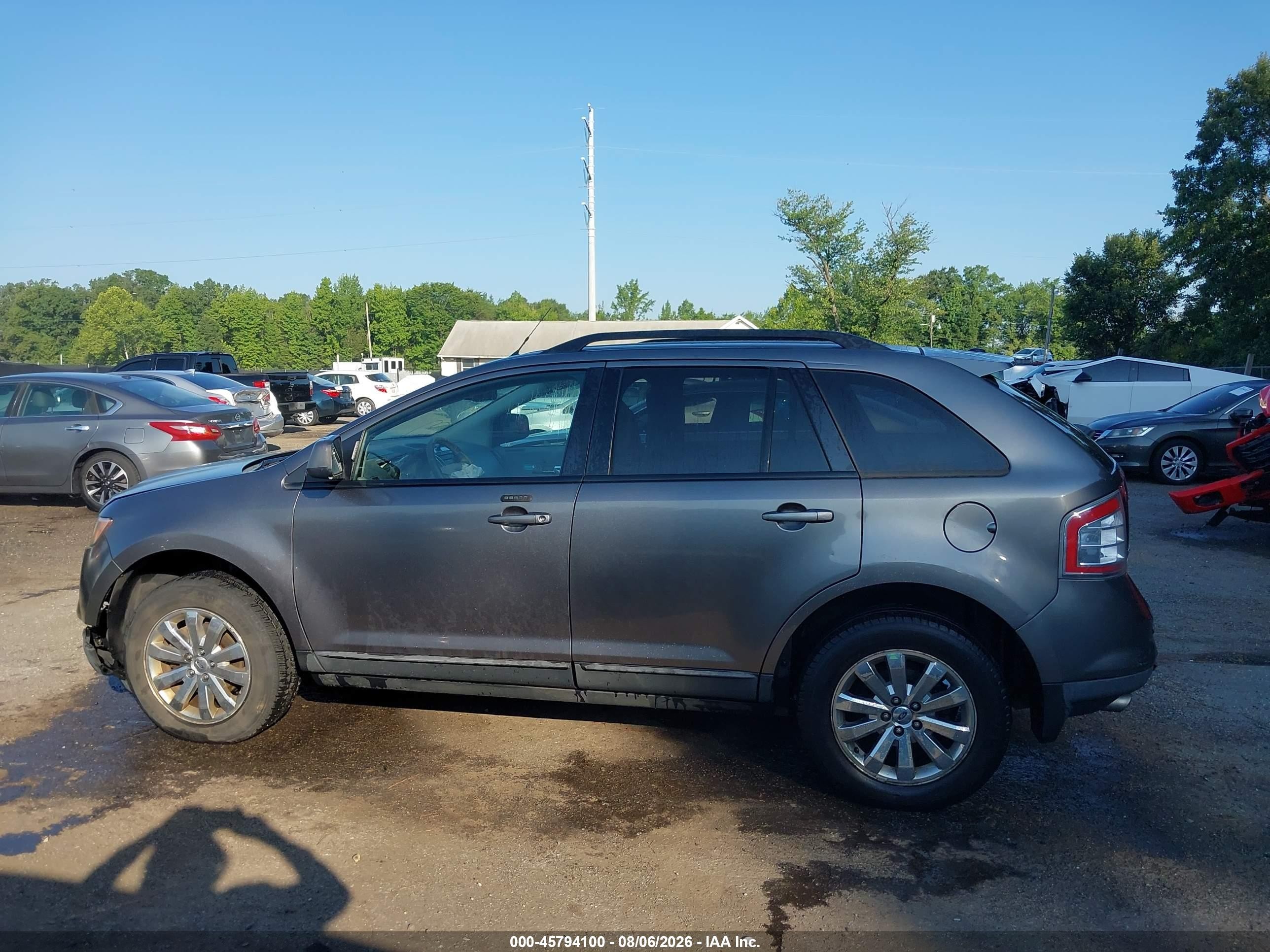 2010 Ford Edge Sel Gray vin: 2FMDK3JC8ABB63089