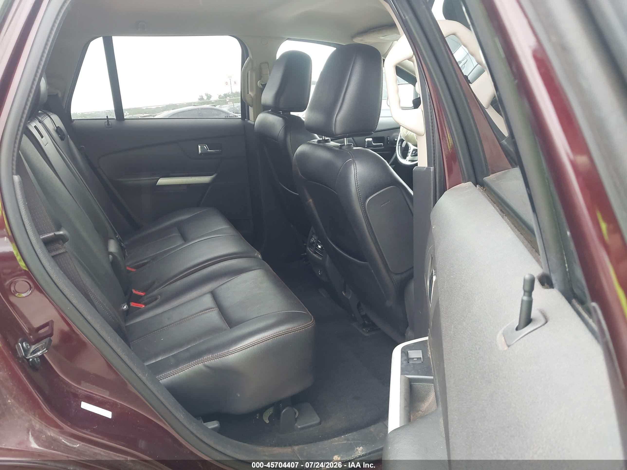 2011 Ford Edge Sel Burgundy vin: 2FMDK3JC8BBA01724