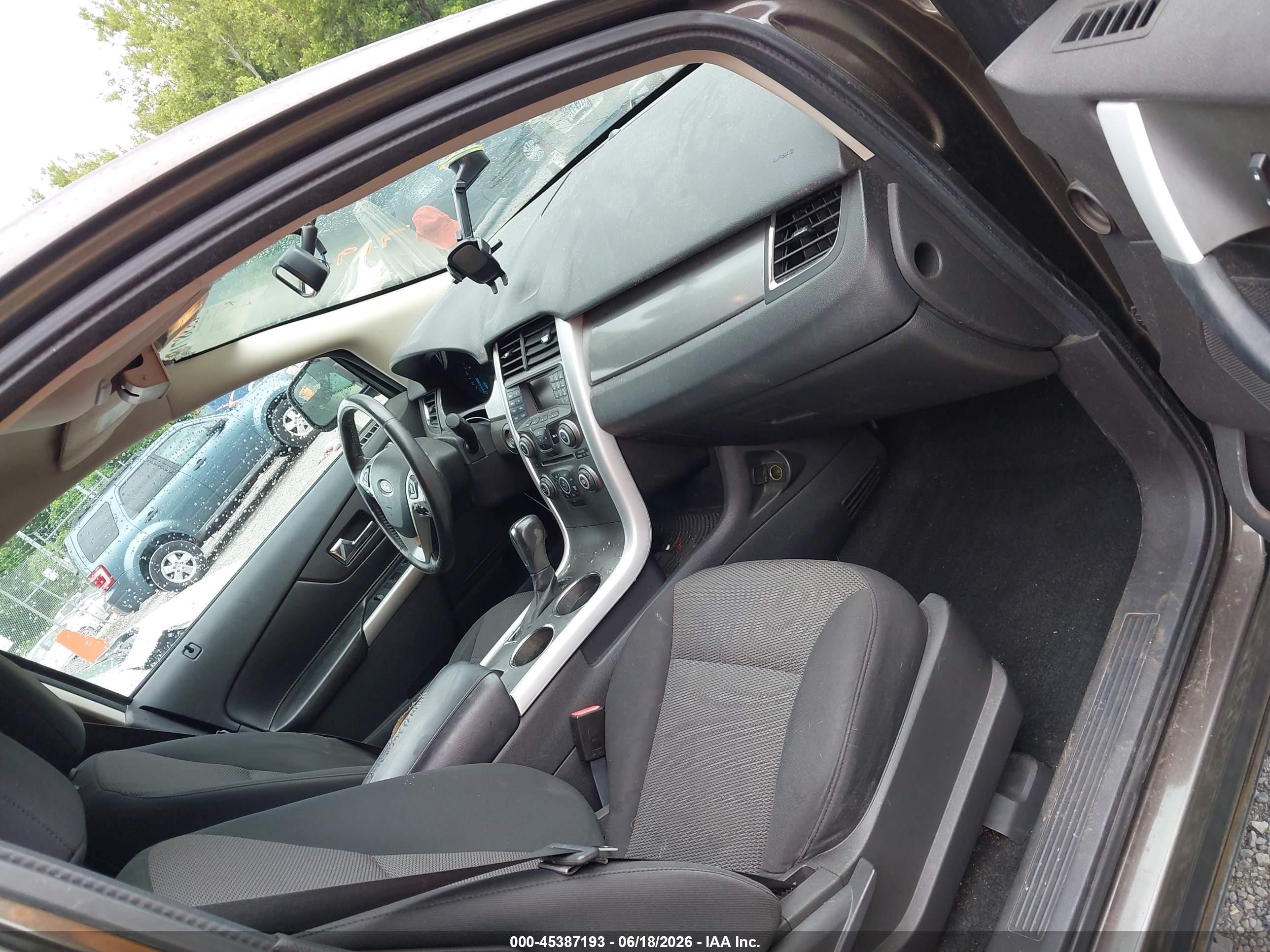 2011 Ford Edge Sel Dark Brown vin: 2FMDK3JC8BBA26476