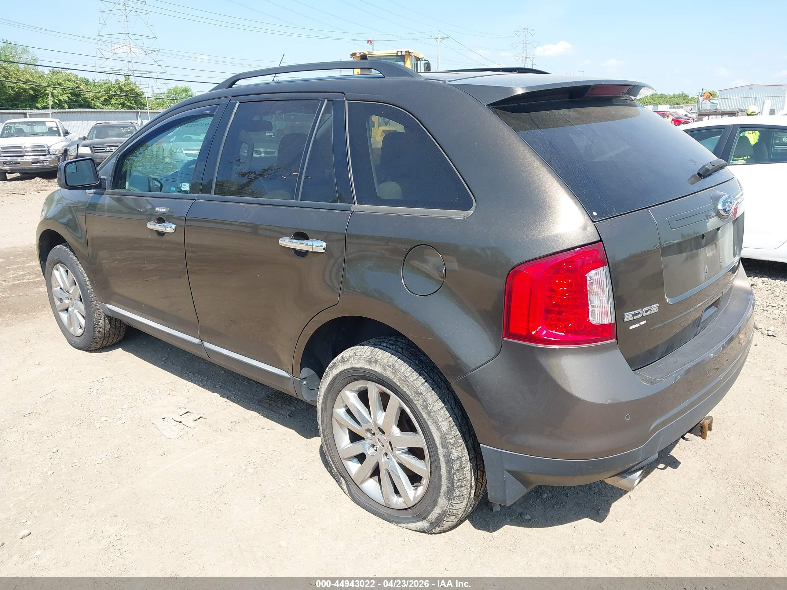 2011 Ford Edge Sel Brown vin: 2FMDK3JC8BBA29751