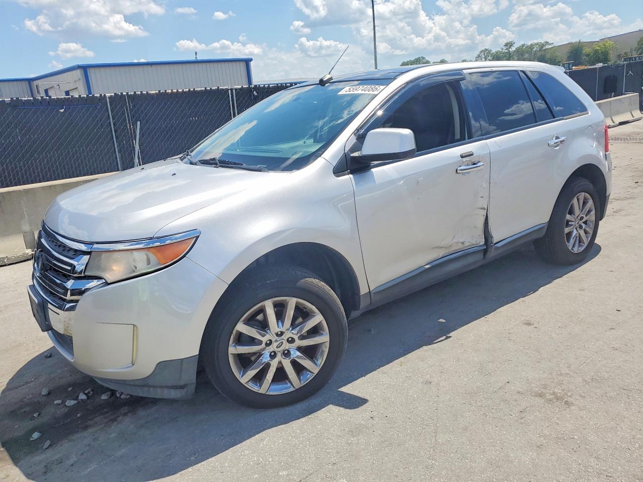 2011 Ford Edge Sel Silver vin: 2FMDK3JC8BBA38062