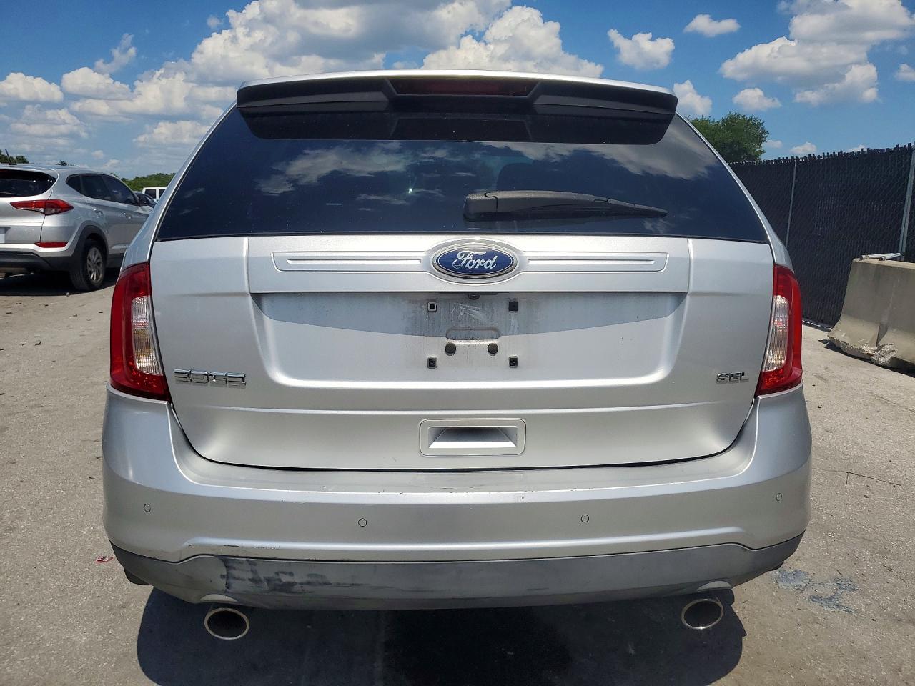 2011 Ford Edge Sel Silver vin: 2FMDK3JC8BBA38062